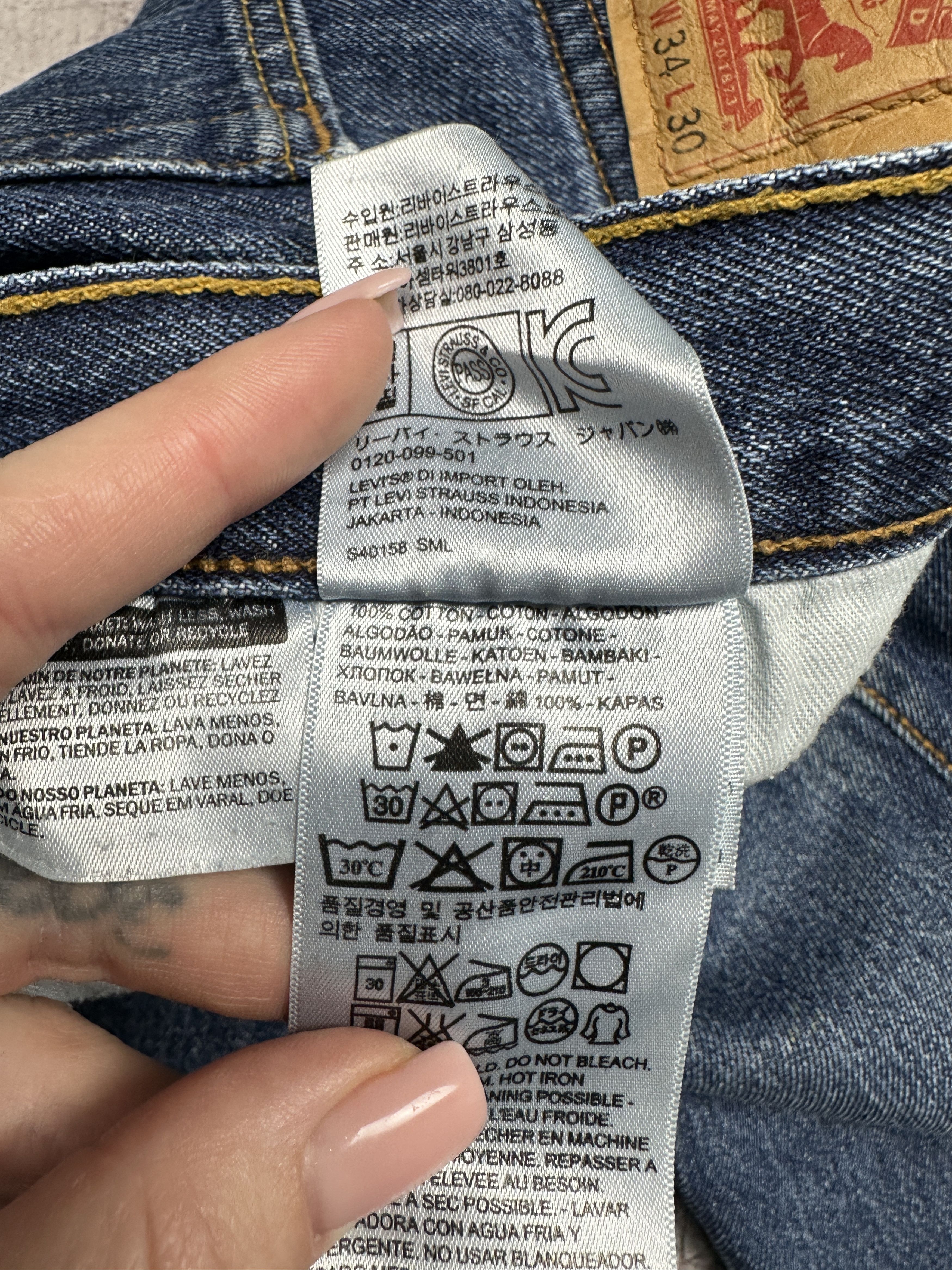 Levi's Levi's 501 Mens Denim Pants Jeans Size 34 x 30 Size US 34 / EU 50 - 12 Thumbnail
