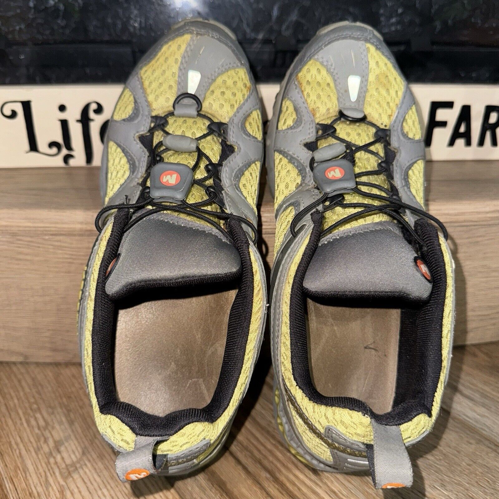 Merrell Merrell Womens Overdrive 2 Hiking Shoes Green Gray 8.5M Size US 8.5 / IT 38.5 - 8 Thumbnail