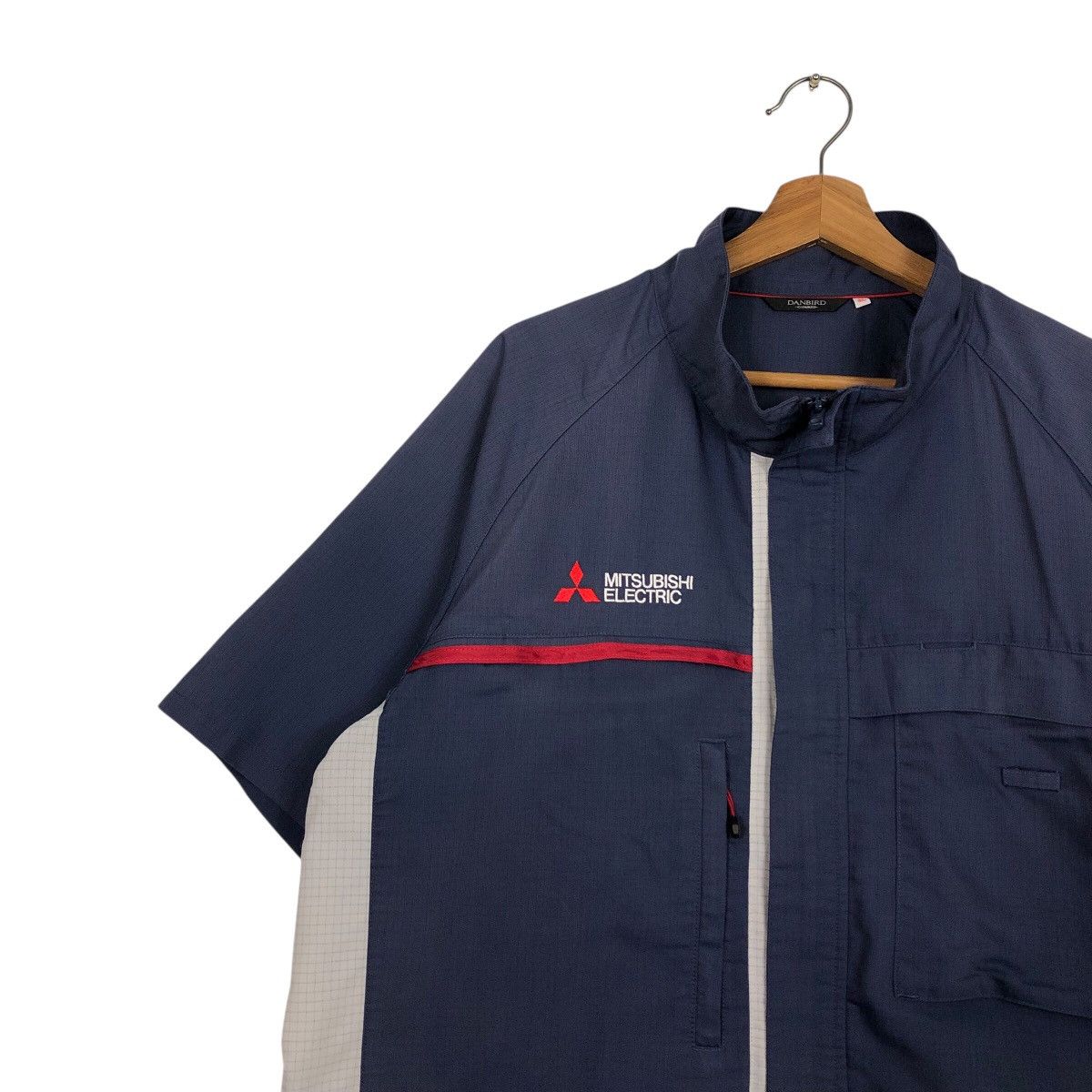 Japanese Brand 📌Vintage Work Shirt Button Jacket Mitsubishi Eletric Size US L / EU 52-54 / 3 - 9 Thumbnail
