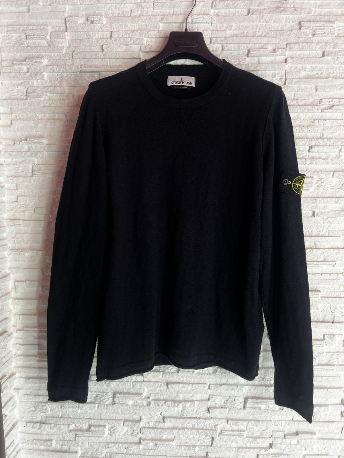 Stone Island Stone Island Black Knit Pullover Sweater Size S Size US S / EU 44-46 / 1 - 4 Thumbnail