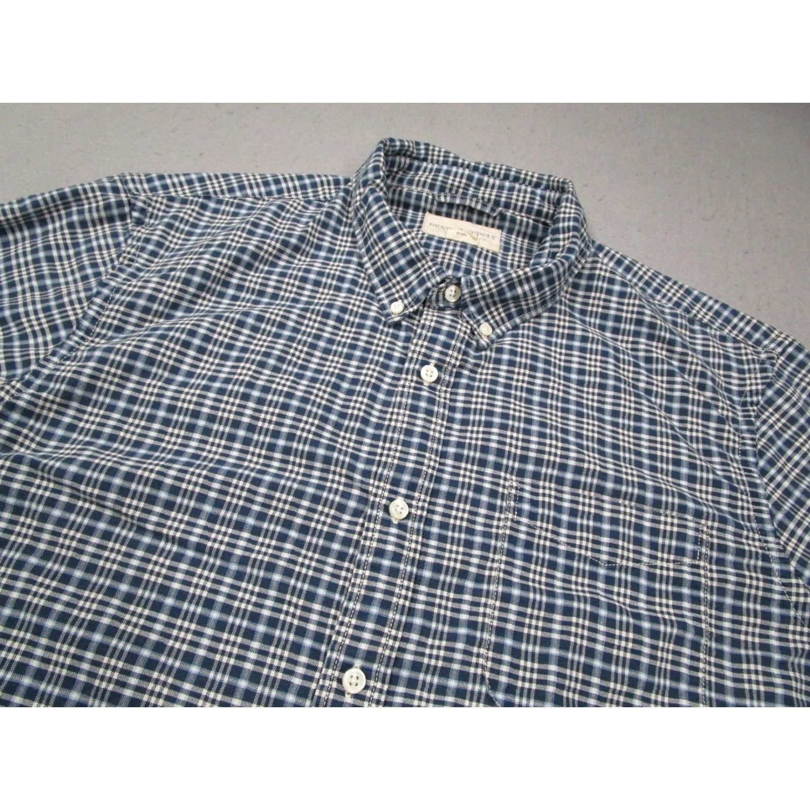 Ralph Lauren Vintage Ralph Lauren Denim & Supply Men's Blue Check Button-Up Shirt 2XL Casual Collared Long Sleeve Size US XXL / EU 58 / 5 - 2 Thumbnail