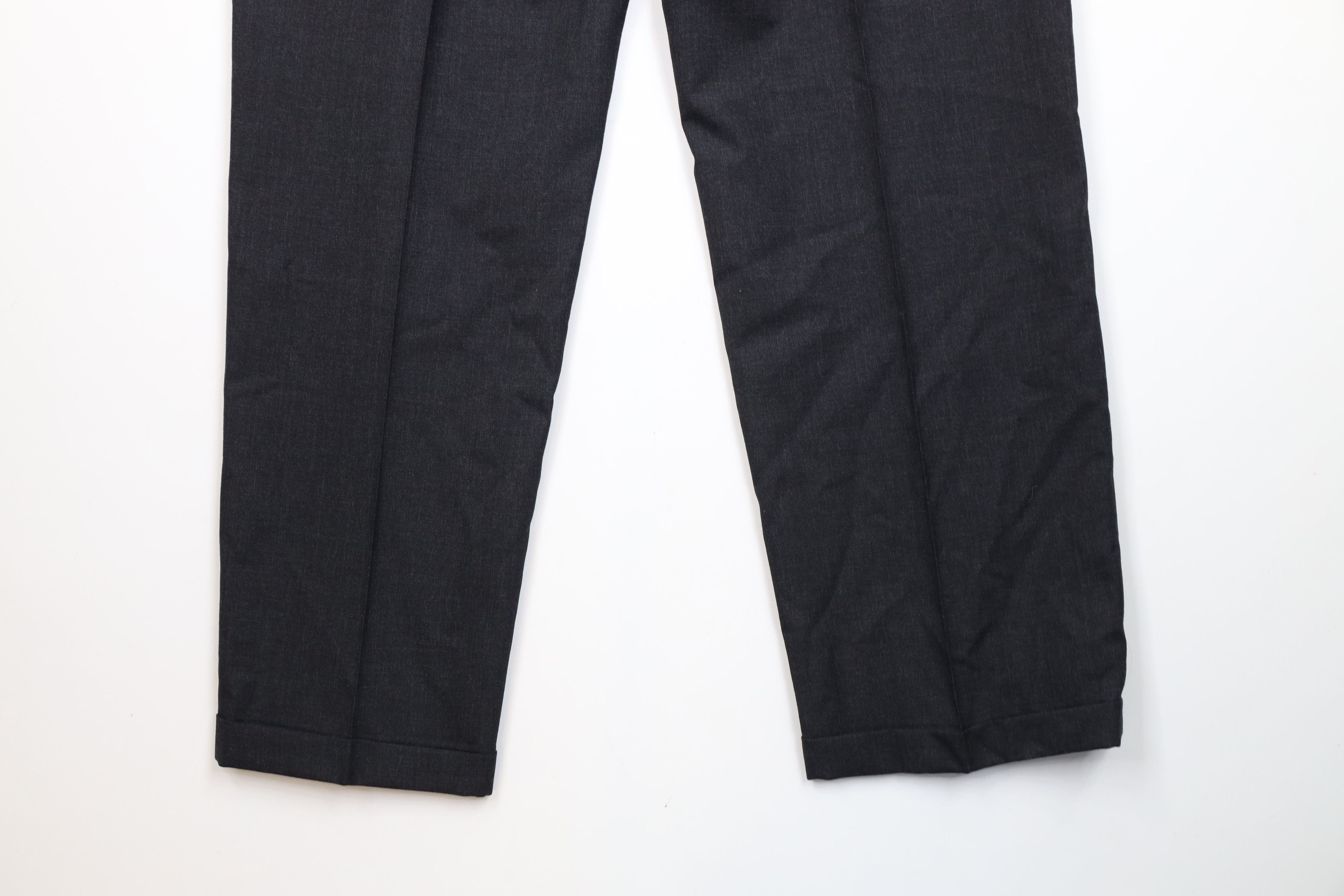 Vintage Vintage 90s Streetwear Wide Leg Chino Pants Charcoal Gray Size US 36 / EU 52 - 13 Thumbnail