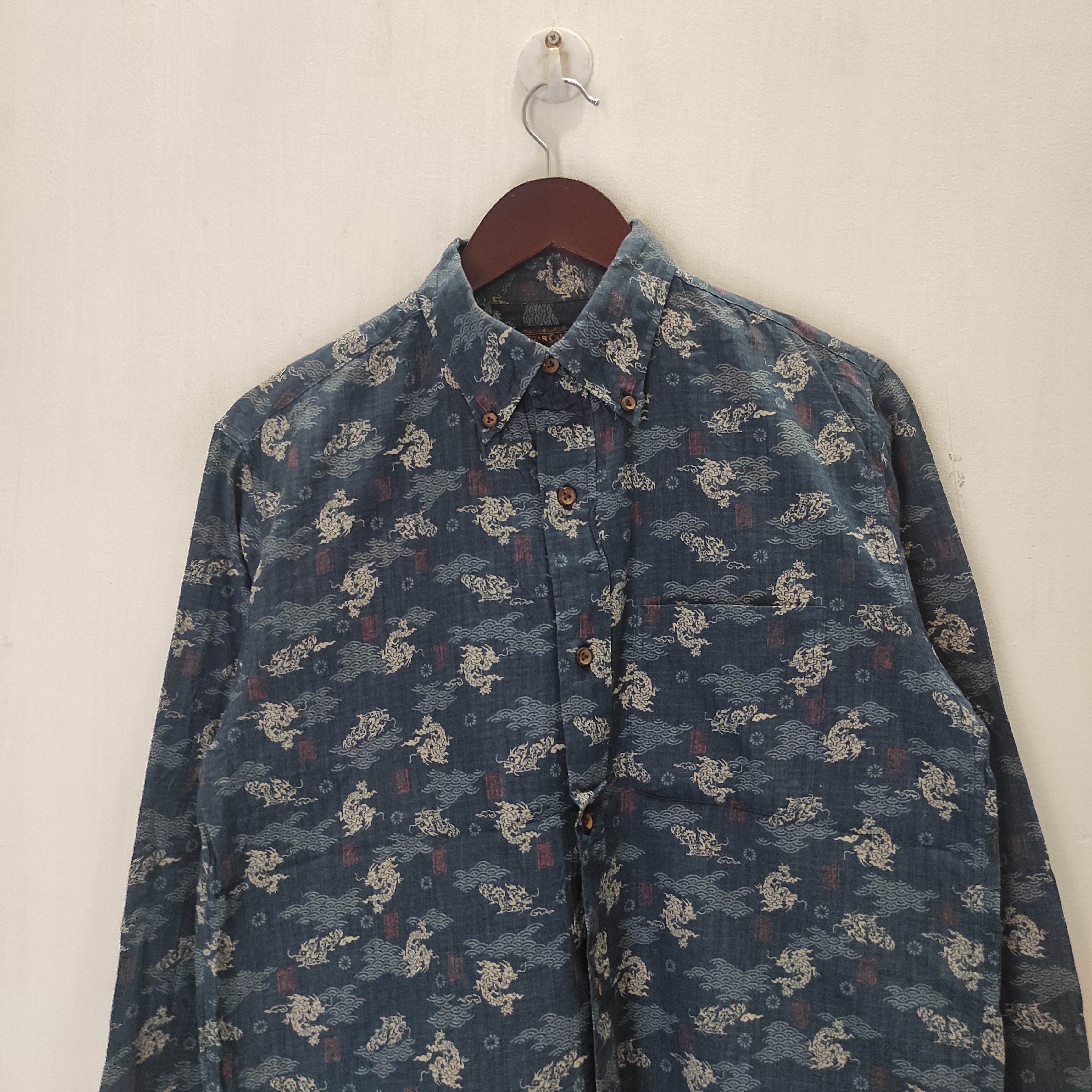 Sugar Cane Vintage Sugar Cane Full Print Dragon Shirt Size US M / EU 48-50 / 2 - 3 Thumbnail