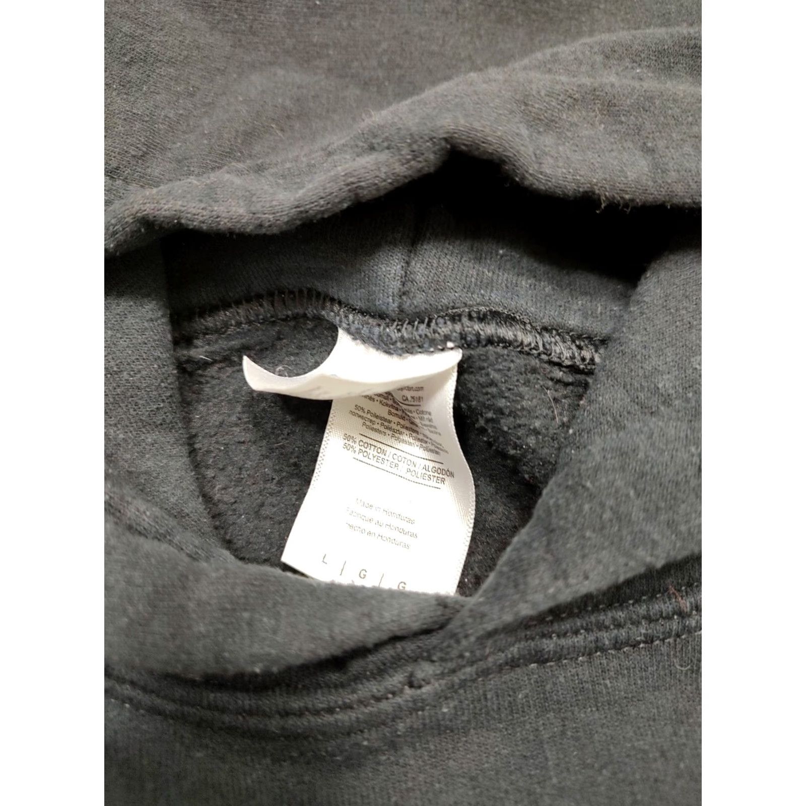 Gildan VINTAGE Hooters Hoodie Maderia Beach Florida Gildan Heavy Mens L Black Size US L / EU 52-54 / 3 - 7 Thumbnail