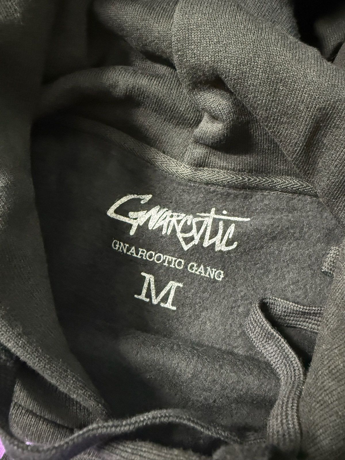 Gnarcotic × Rap Tees Gnarcotic Lil Gnar Logo Hoodie Black/Purple Medium Size US M / EU 48-50 / 2 - 4 Thumbnail