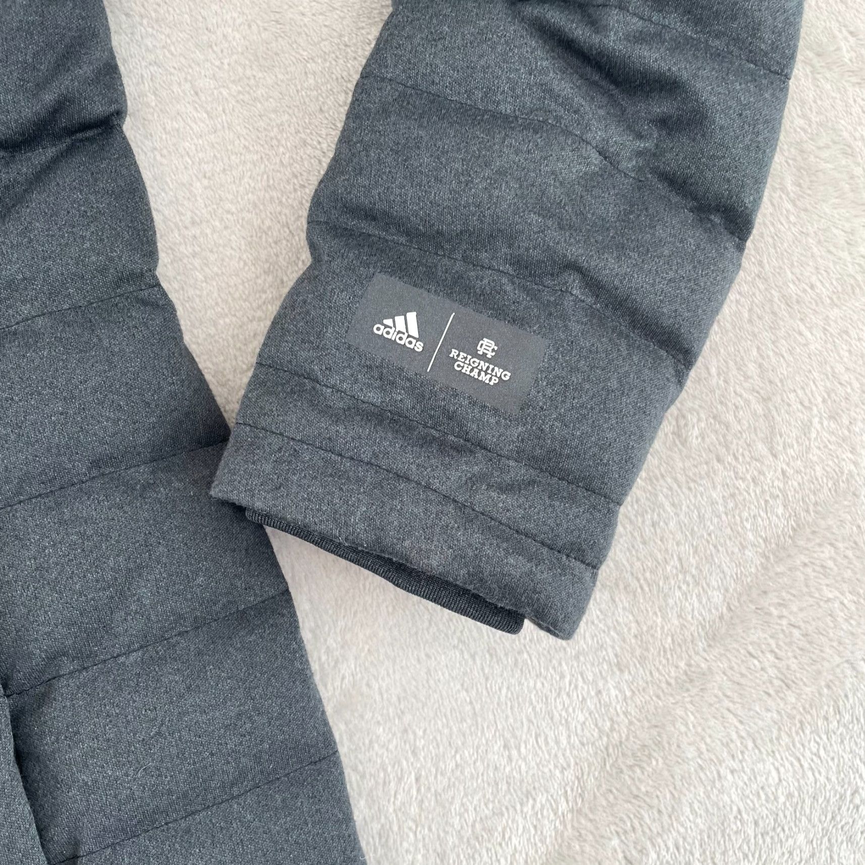 Reigning Champ Adidas Reigning Champ Parka Women Small Grey Duck Down Puffer Hooded Full Zip Jacket Size S / US 4 / IT 40 - 5 Thumbnail