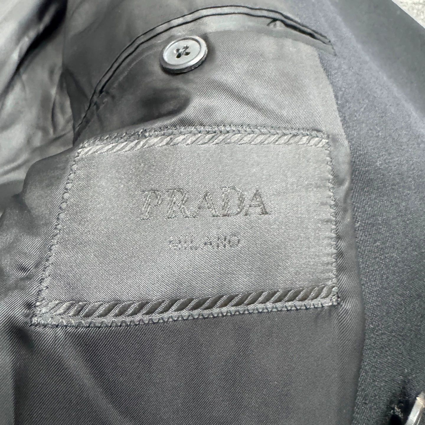 Prada Prada Cotton-Wool Blend Blazer Size 52 99 New Size 52R - 2 Thumbnail