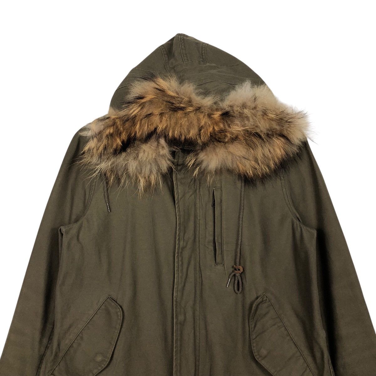 Japanese Brand 📌Vintage Parka Jacket Urban Research Mink Fur Hoodie Size US M / EU 48-50 / 2 - 4 Thumbnail