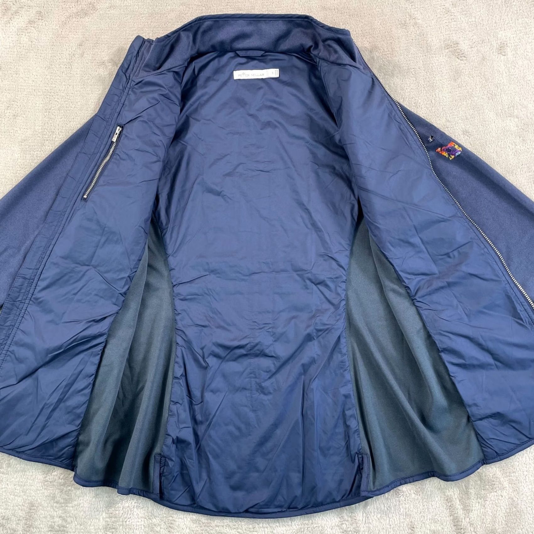 Peter Millar Peter Millar Merge Hybrid Performance Golf Puffer Jacket Women Small Navy Zip Up Size S / US 4 / IT 40 - 5 Thumbnail