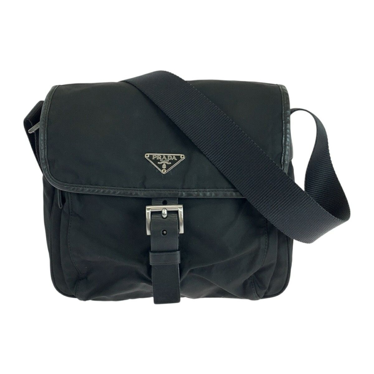 Prada Prada Prada Tessuto Triangle Logo Plate Nylon Shoulder Bag Textile Shoulder Bag BT0173 DUTY FREE for USA Size ONE SIZE - 1 Thumbnail