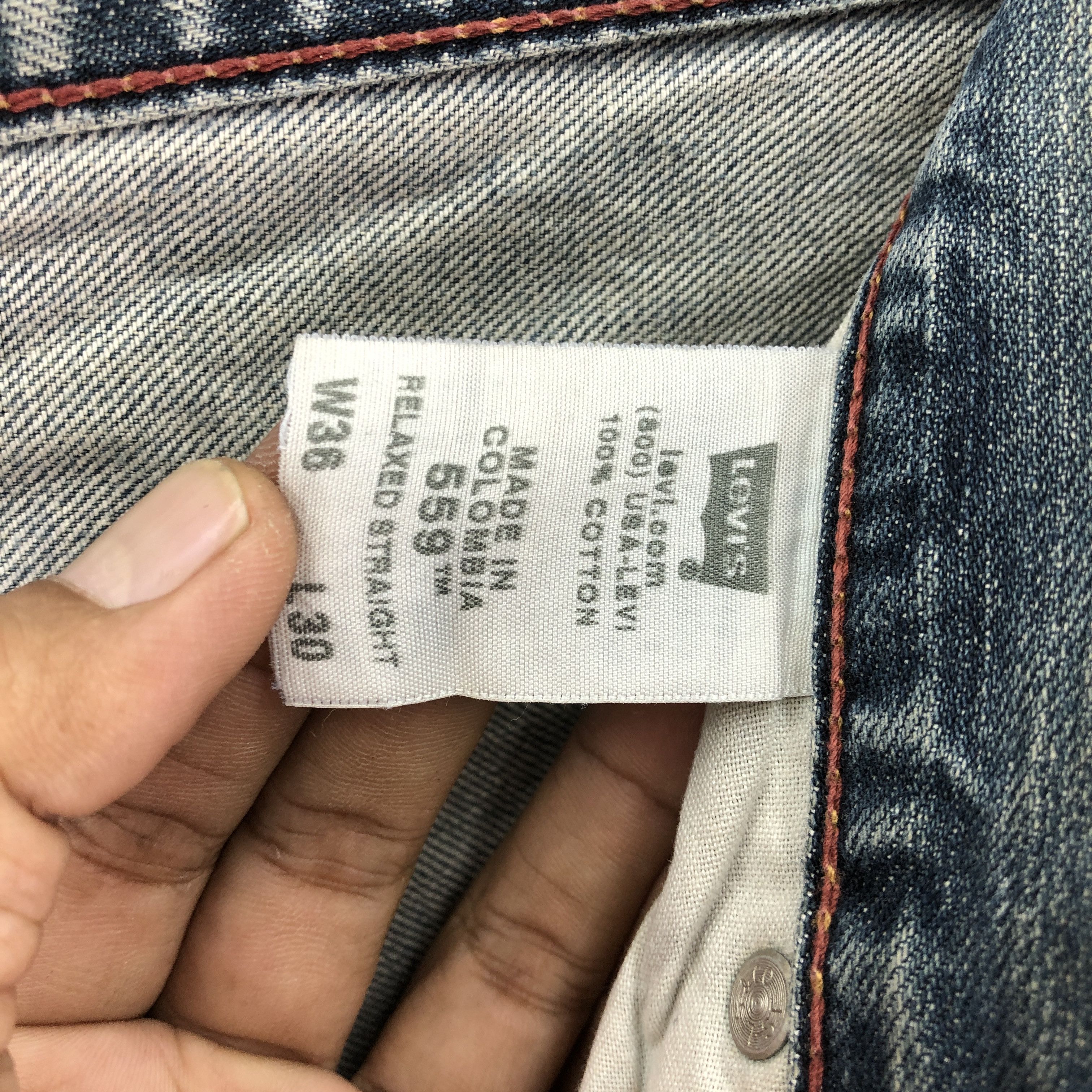 Levi's Vintage Levis 559 Jeans Levi's Baggy Mud Wash Denim Pants Size US 34 / EU 50 - 7 Thumbnail