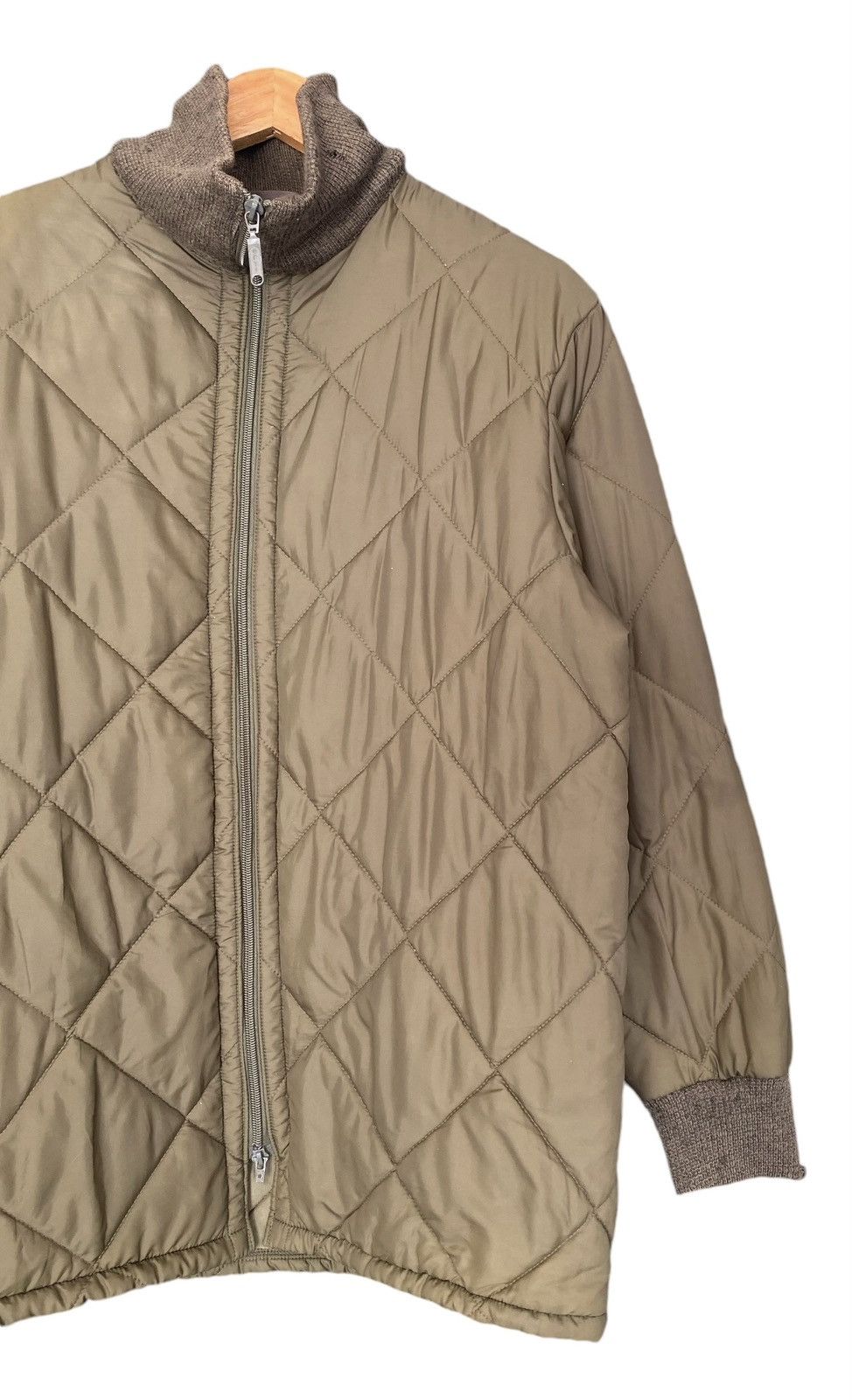 Vintage Vintage SCHWARZ PASSAU GERMAN Quilted Liner Jacket Size US M / EU 48-50 / 2 - 2 Thumbnail