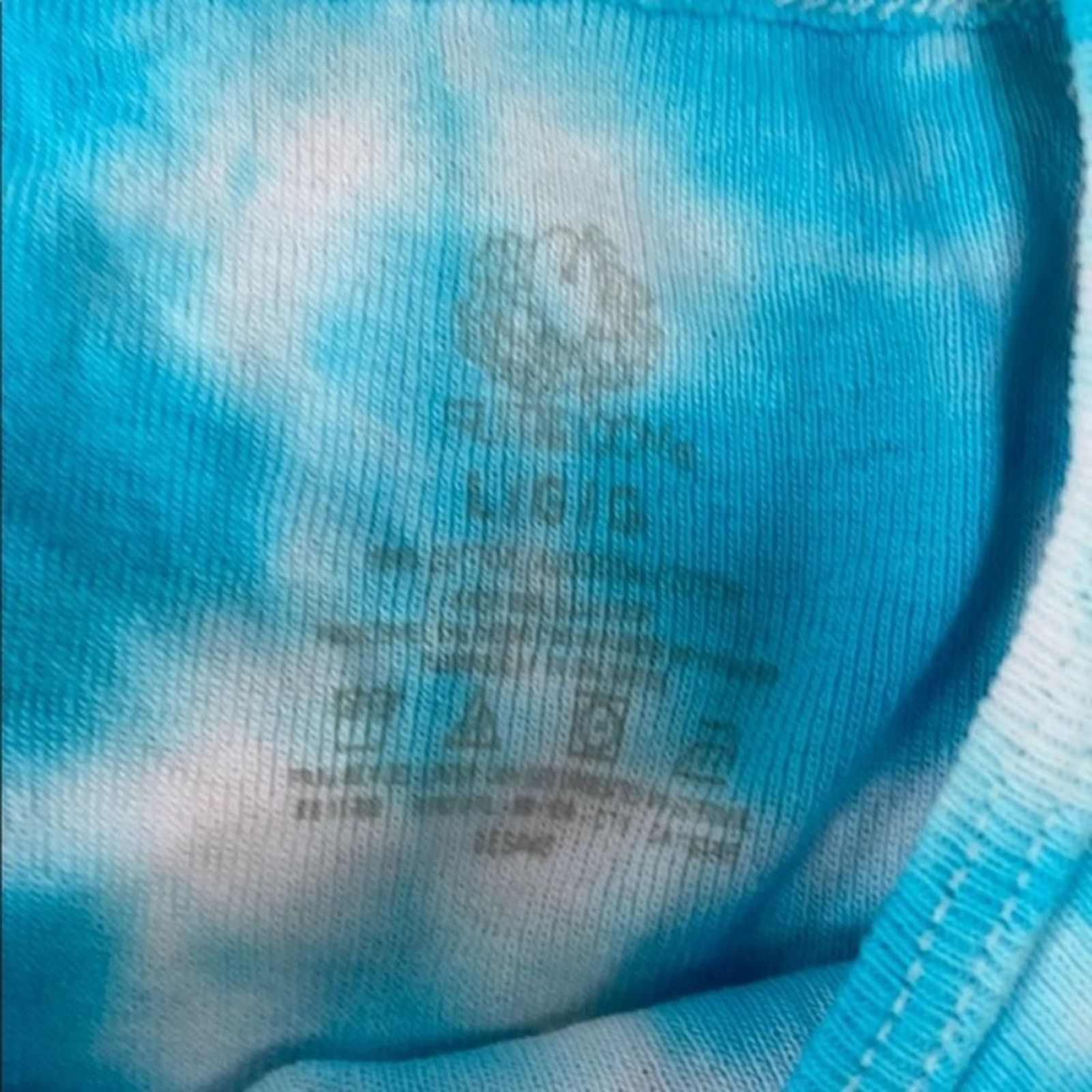 Fruit Of The Loom Dyes by MacKay Blue Tie-Dye Tank Top | Sz YL Size XS / US 0-2 / IT 36-38 - 3 Thumbnail