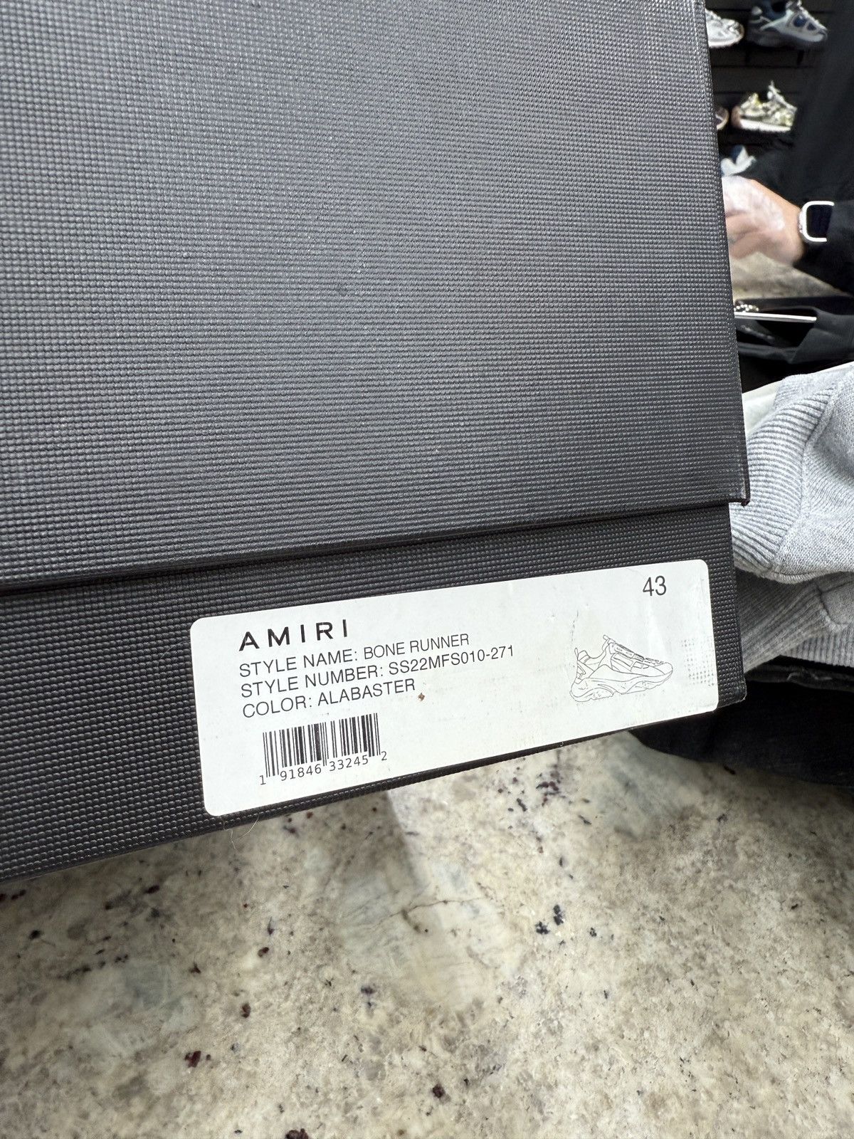 Amiri Amiri White Bone Runners Size US 10 / EU 43 - 7 Thumbnail