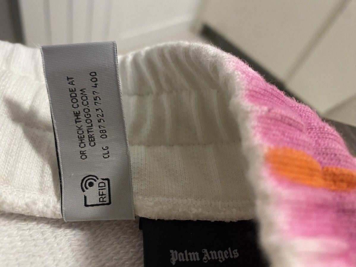 Palm Angels Palm Angels Sprayed Palm Cotton Sweatpants Size US 33 - 10 Thumbnail