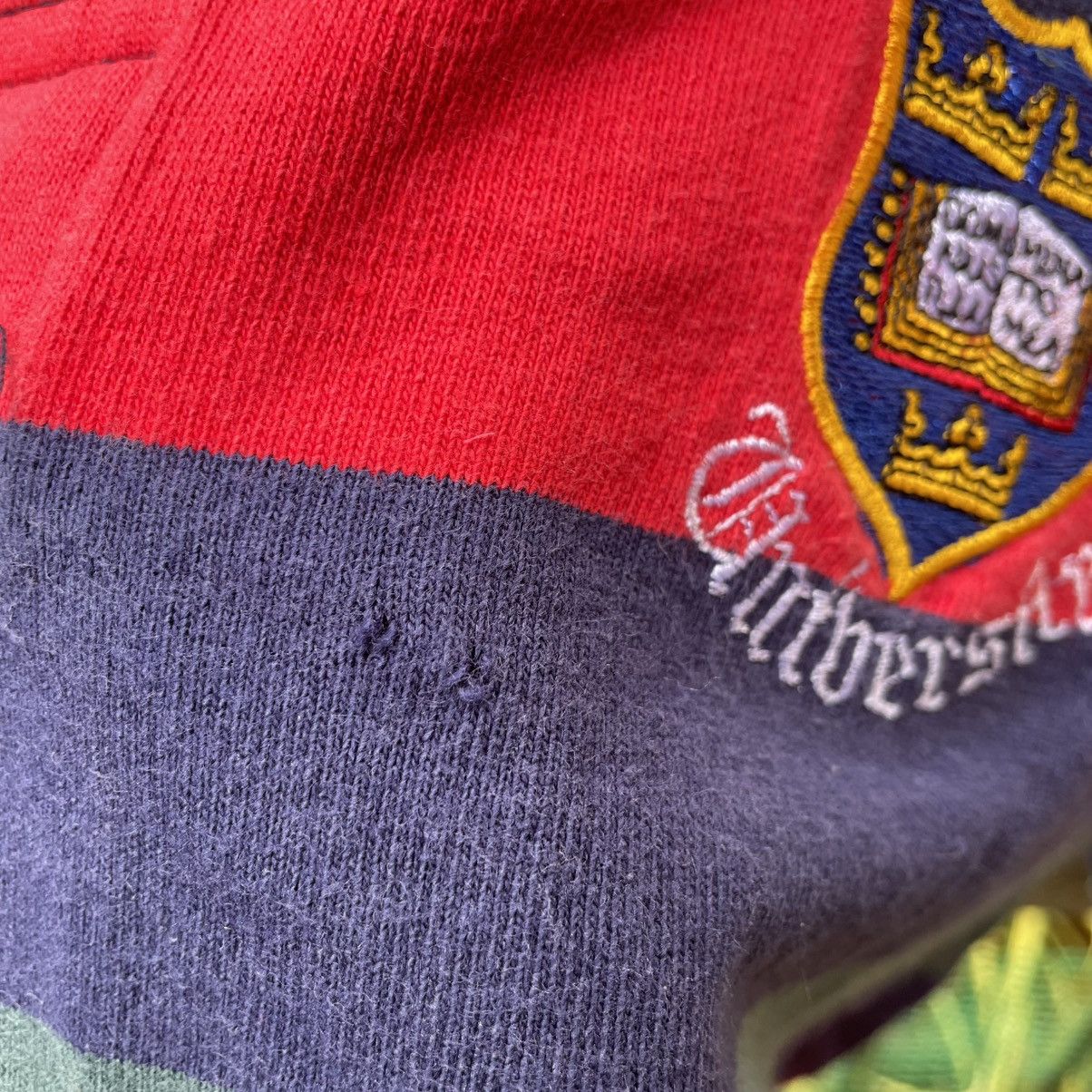 Vintage 🔥Vintage Oxford University Multicolour Striped Rugby Shirts Size US L / EU 52-54 / 3 - 9 Thumbnail