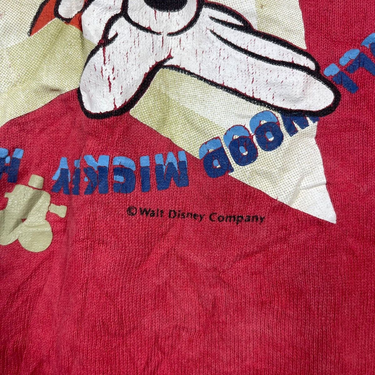 Disney HOLLYWOOD MICKEY DISNEY GRAPHIC SWEATSHIRT VINTAGE Size US L / EU 52-54 / 3 - 5 Thumbnail