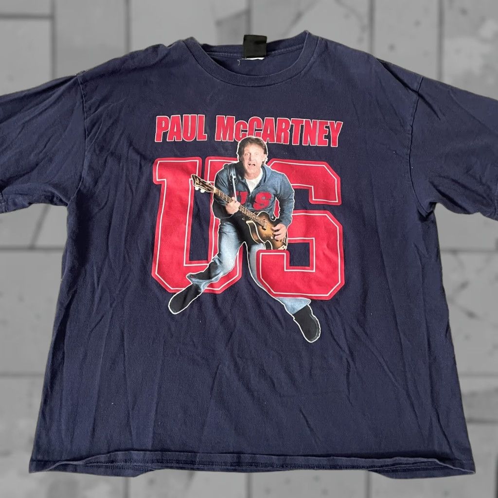 Vintage VINTAGE Giant T-Shirt Mens 2XL Blue Paul McCarthy 2005 Tour Graphic Tee Mens Size US XXL / EU 58 / 5 - 1 Thumbnail