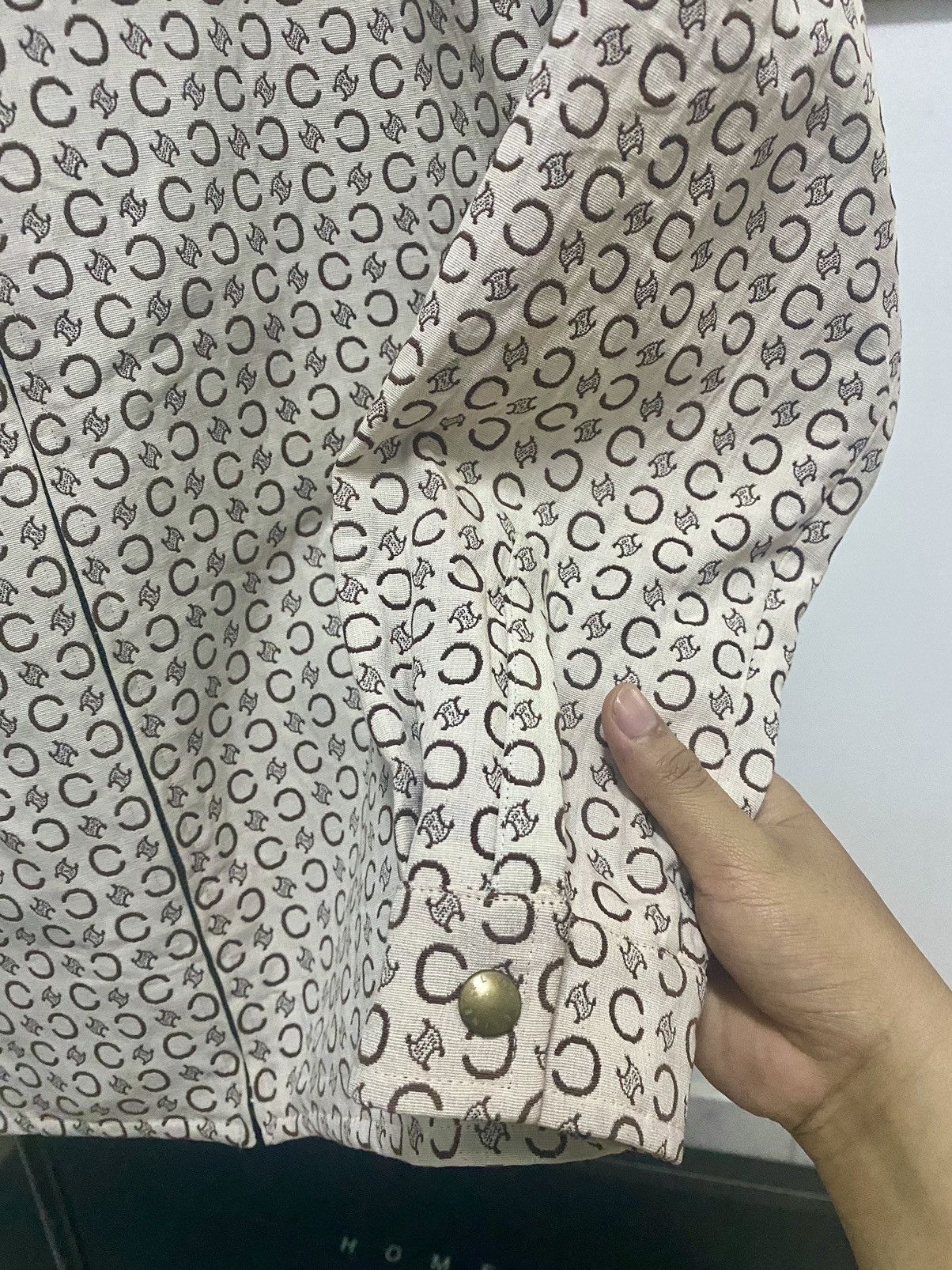 Celine Authentic Celine Macadam Zipper Jacket Size US M / EU 48-50 / 2 - 5 Thumbnail