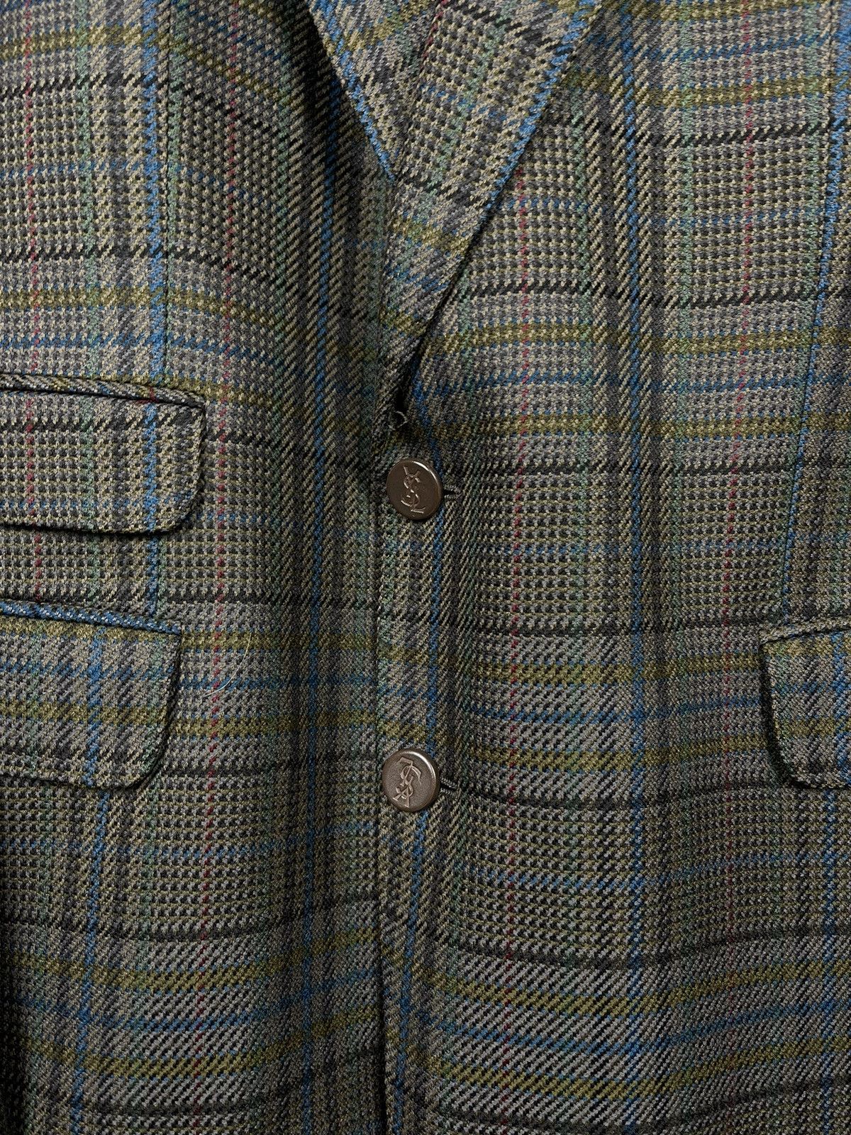 Vintage × Yves Saint Laurent Vintage Yves Saint Laurent Diffusion Home Blazer Jacket Size 46R - 7 Thumbnail