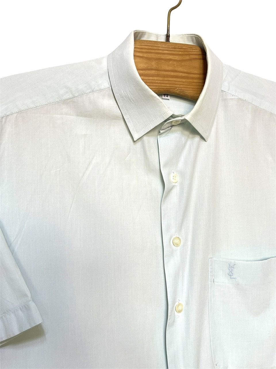 Yves Saint Laurent 🔥 casual YSL Yves Saint Laurent shirt size L turqoise Size US L / EU 52-54 / 3 - 4 Thumbnail