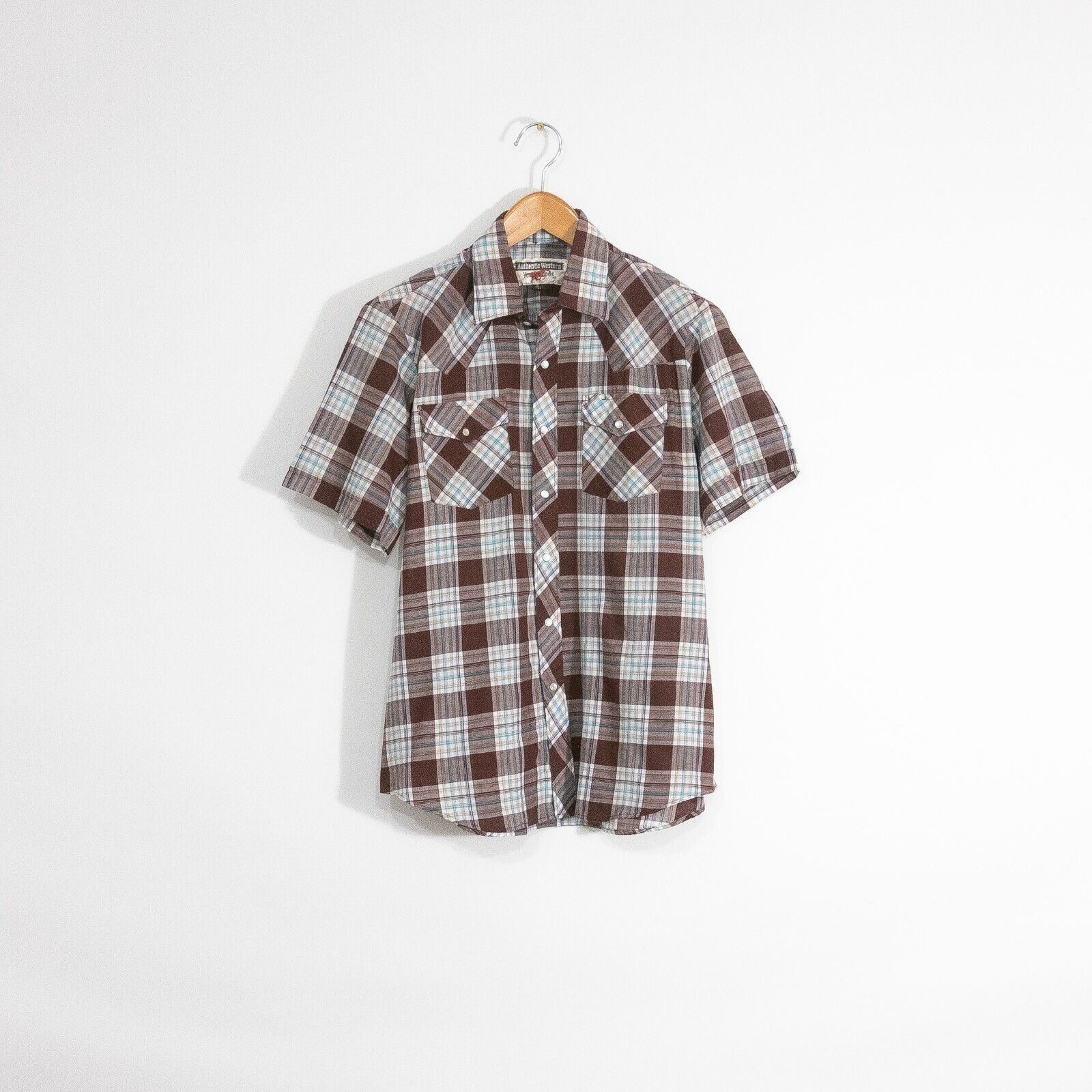 Vintage Vintage Western Pearl Snap Button Up Shirt Large - Cowboy Size US L / EU 52-54 / 3 - 1 Thumbnail