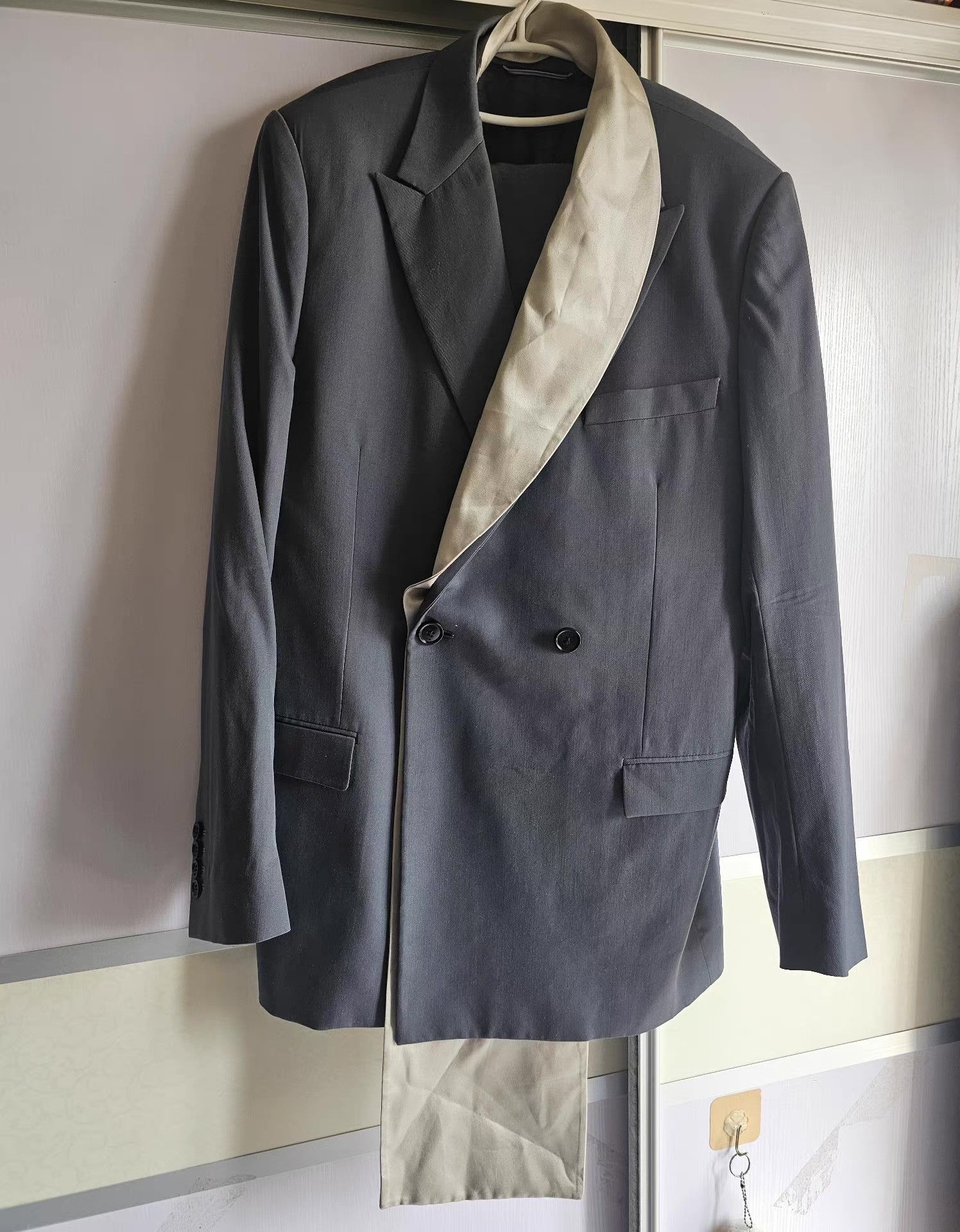 Dior Dior Men's Runway Haze Blue Ribbon Suit Set, Q4 Size 50R - 1 Thumbnail