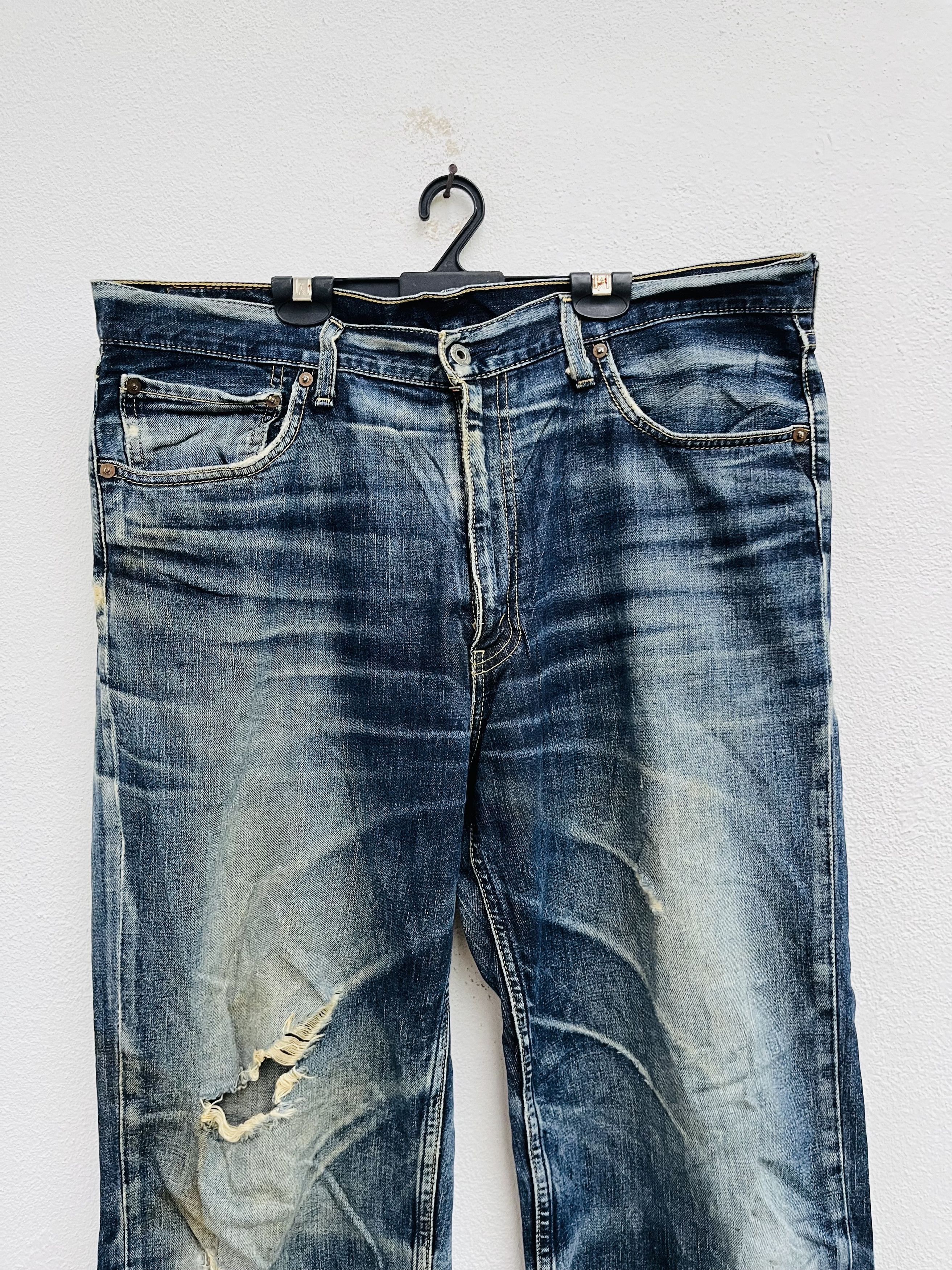 Levi's Vintage Clothing × Vintage Vintage Levis Japanese Distressed Fashion Style Size US 38 / EU 54 - 3 Thumbnail