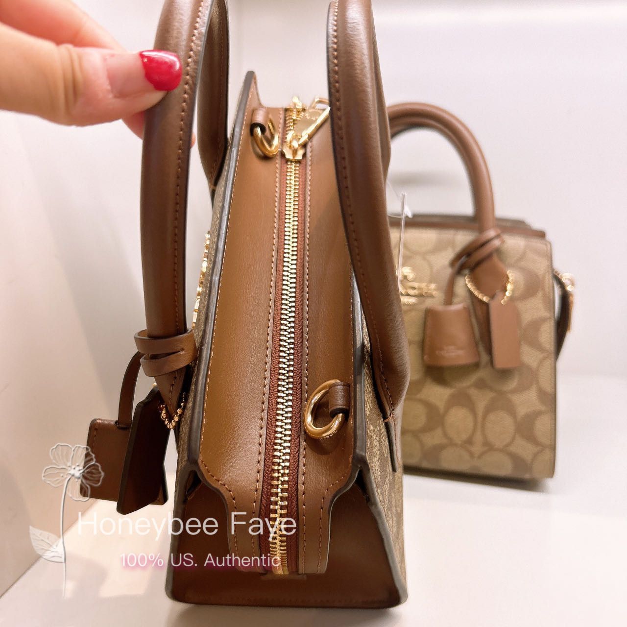 Coach Andrea Carryall Bag In Signature Canvas CP083 Size ONE SIZE - 5 Thumbnail