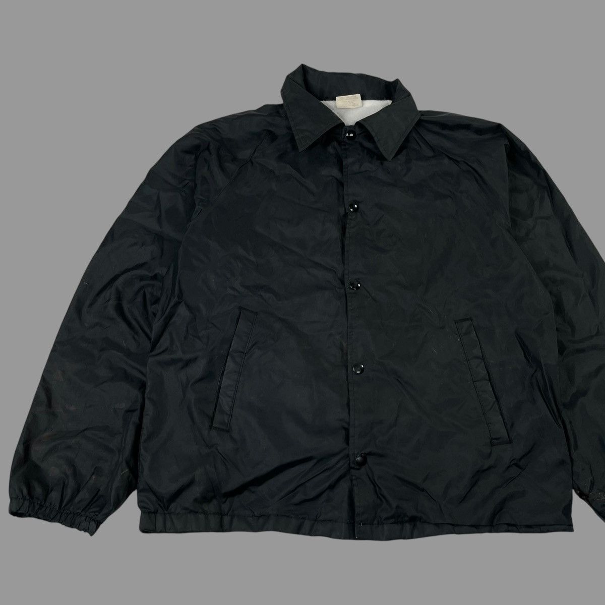 Vintage Vintage 90s blank windbreaker jacket Size US M / EU 48-50 / 2 - 2 Thumbnail