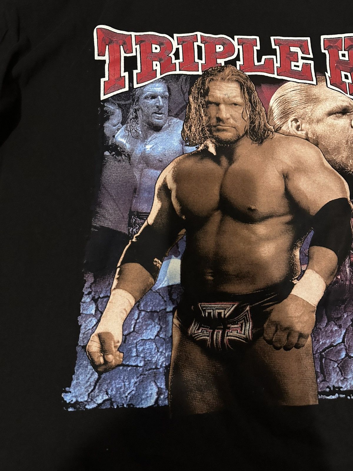 Vintage Vintage WWE Triple H Rap Tee Size US XL / EU 56 / 4 - 3 Thumbnail