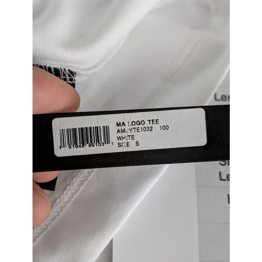 Amiri o1rshd1 MA Logo Tee T-Shirt in White Size US S / EU 44-46 / 1 - 11 Thumbnail