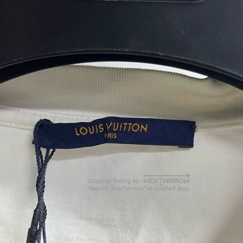 Louis Vuitton Louis Vuitton White Logo monogram printed T-shirt short sl Size US S / EU 44-46 / 1 - 2 Thumbnail