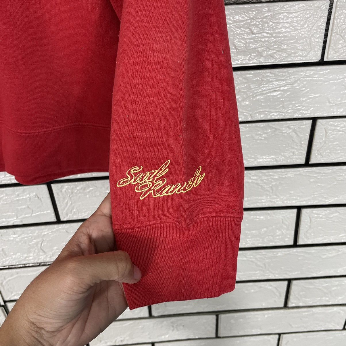 Japanese Brand Y2K Surf Ranch Red Crewneck Sweatshirt Size US S / EU 44-46 / 1 - 11 Thumbnail