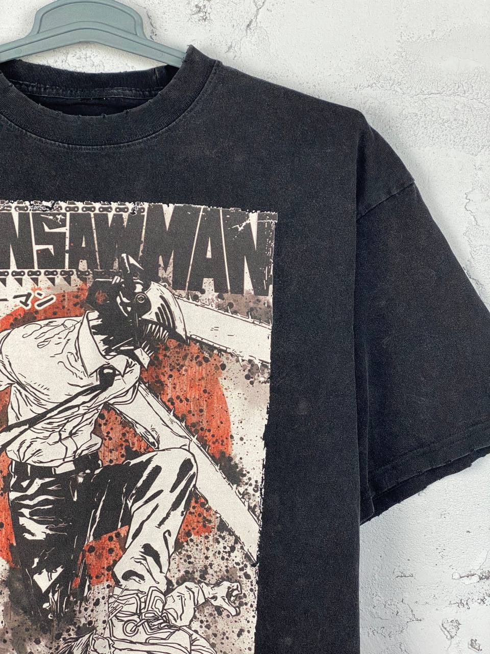 Anime × Japanese Brand Chainsaw Man Distressed T Shirt Avant Garde Japan Fade Size US M / EU 48-50 / 2 - 4 Thumbnail