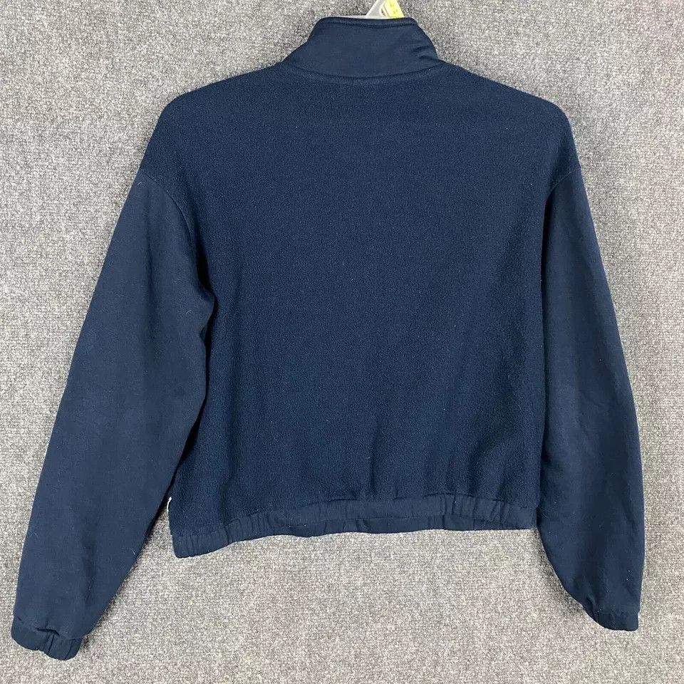Vans Vans 1/2 Zip Fleece Women's XS Pullover Navy Blue Cotton Size XS / US 0-2 / IT 36-38 - 9 Thumbnail