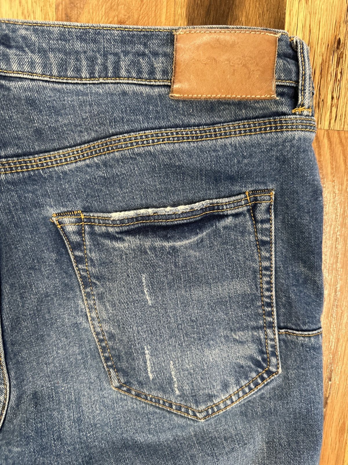 Purple Brand Purple Brand Knee Rip Distressed Blue Denim Jeans Sz 34 Size US 34 / EU 50 - 5 Thumbnail