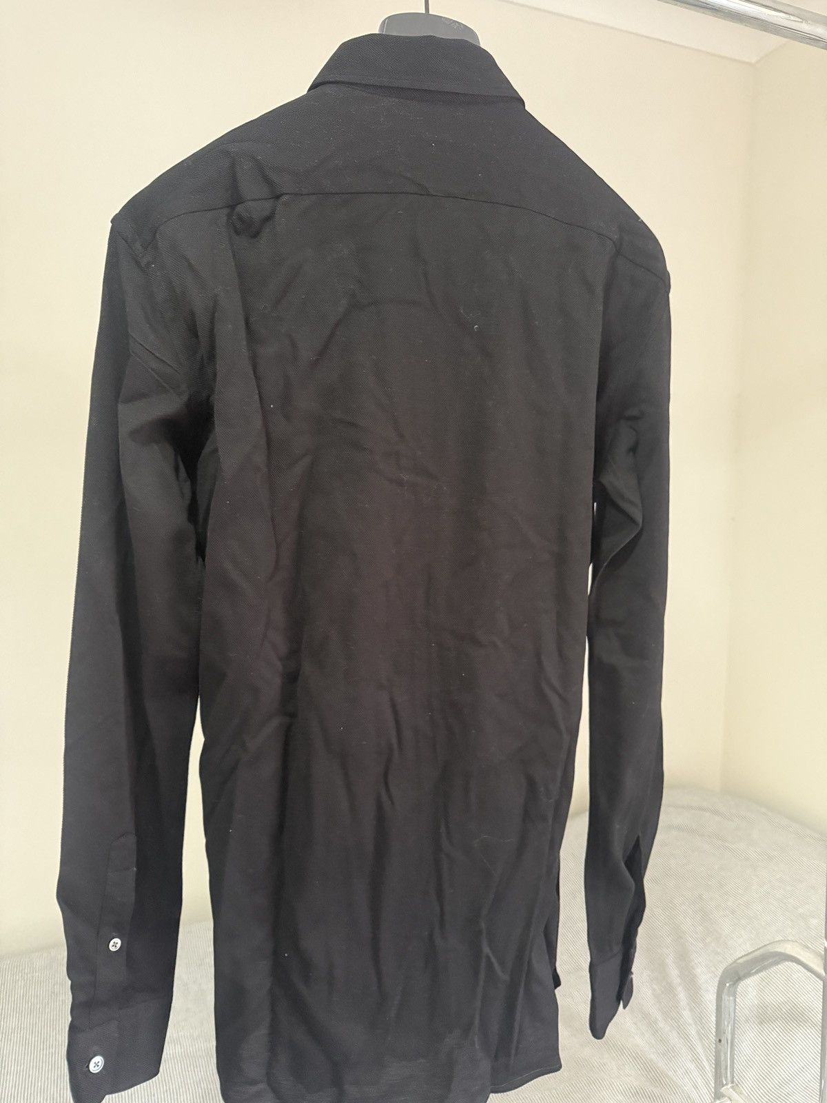 Ermenegildo Zegna Zegna regular Fit Black shirt Size US S / EU 44-46 / 1 - 3 Thumbnail