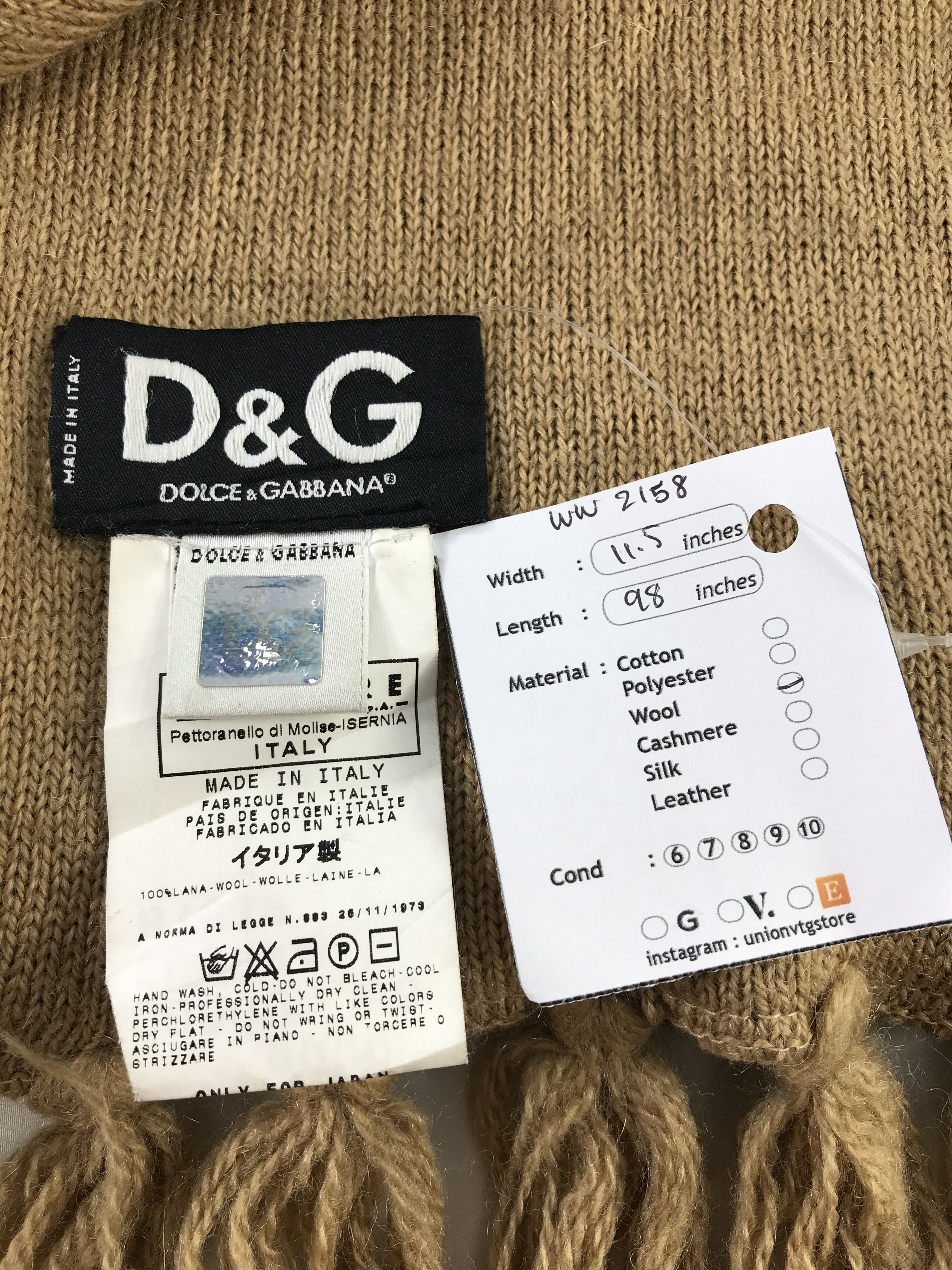 Dolce & Gabbana Dolce & Gabbana Scarf / Muffler / Neckwear - WW2158 Size ONE SIZE - 4 Thumbnail