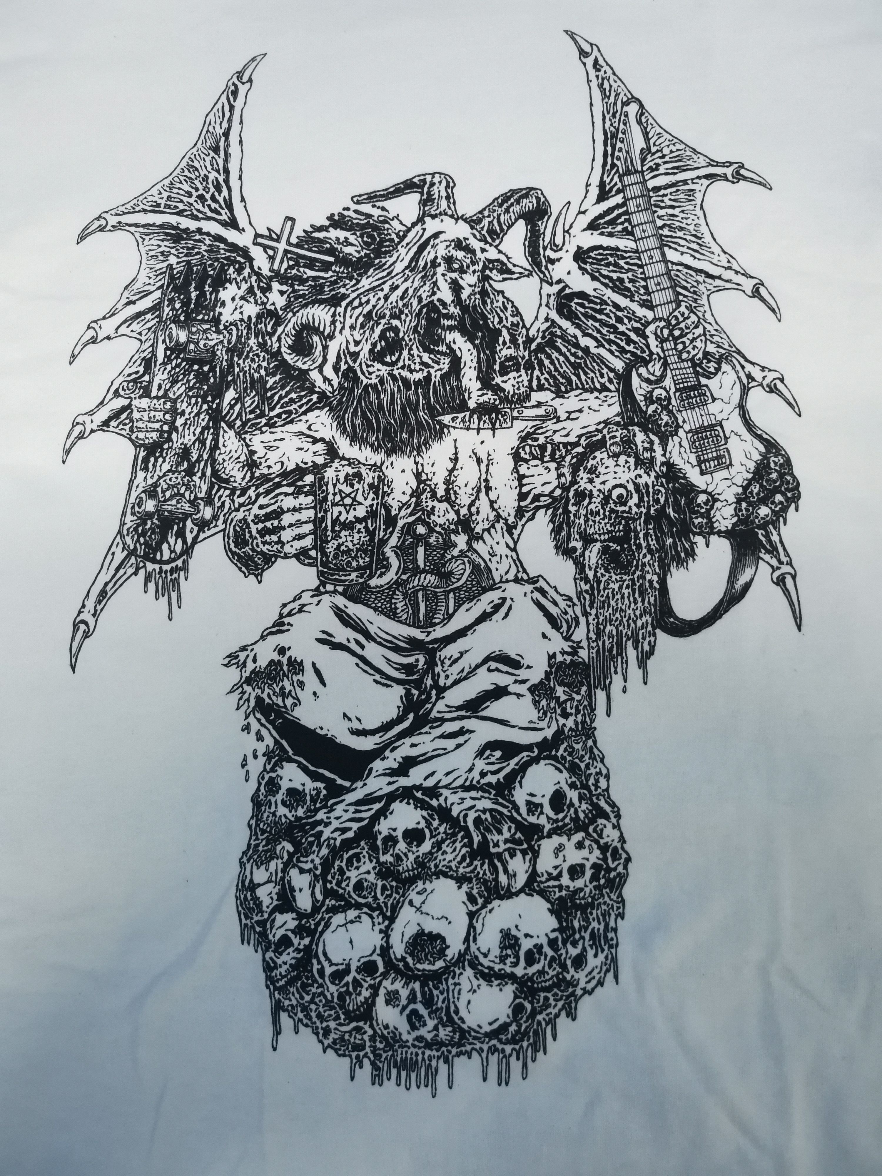 Band Tees Vintage Y2K Black Metal Band Tee Rare Skull Pushead Size US S / EU 44-46 / 1 - 1 Thumbnail