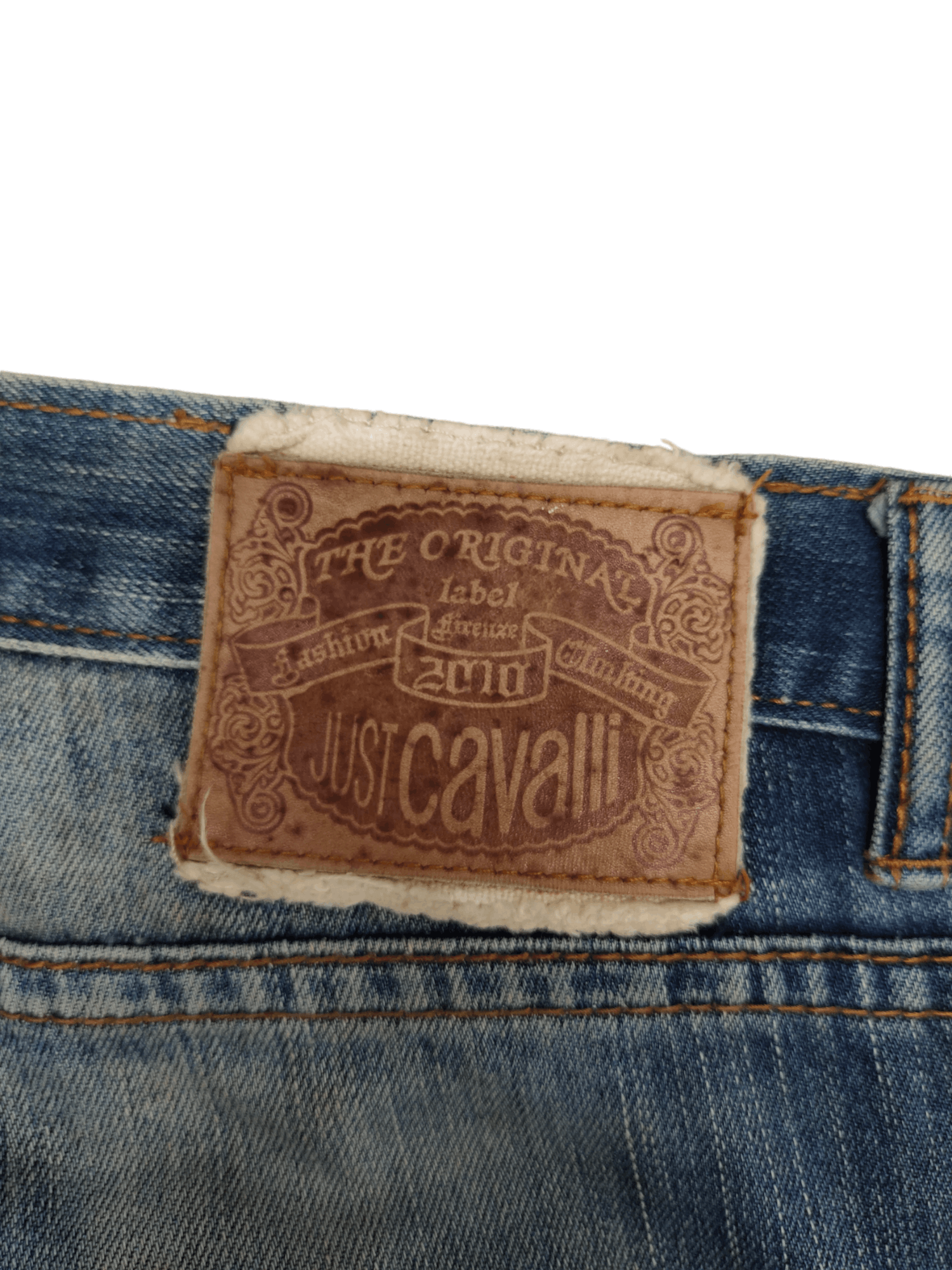 Just Cavalli Just Cavalli Distress Faded Denim Jeans Size US 31 - 15 Thumbnail