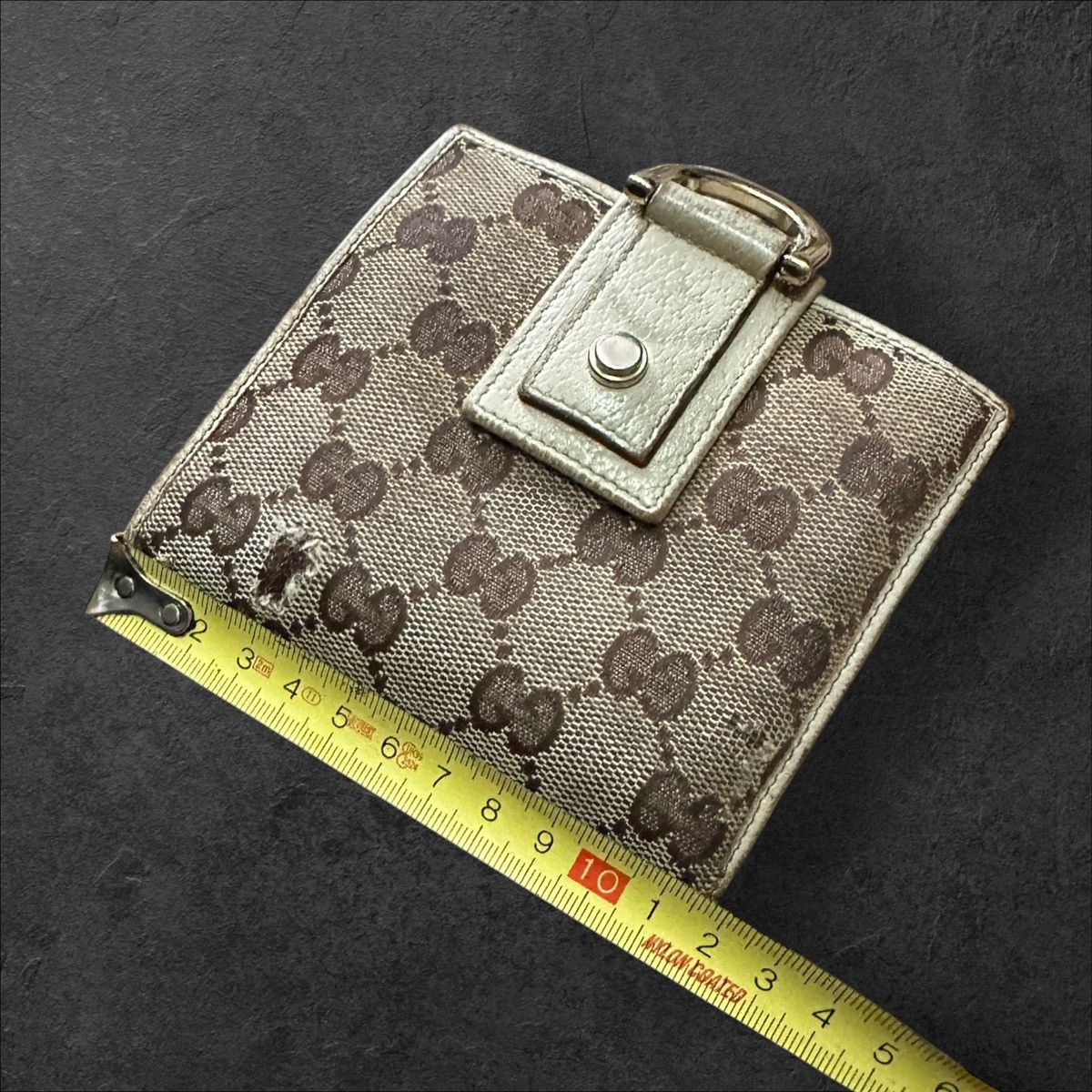 Gucci × Vintage Vintage Gucci Monogram Wallet with box Size ONE SIZE - 19 Thumbnail