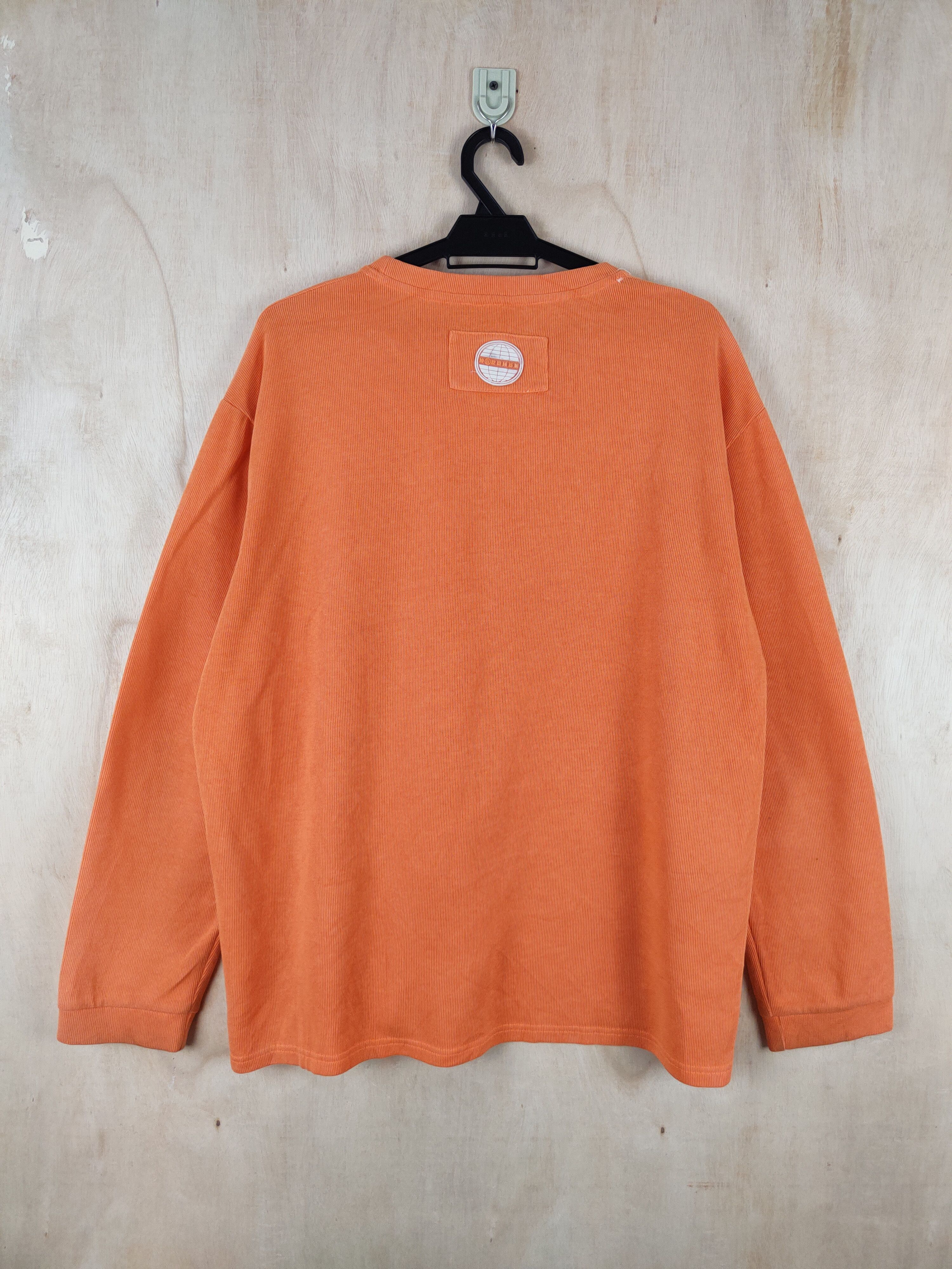 Japanese Brand × Vintage MCC 11 Orange plain Sweatshirts #S2611 Size US XL / EU 56 / 4 - 8 Thumbnail