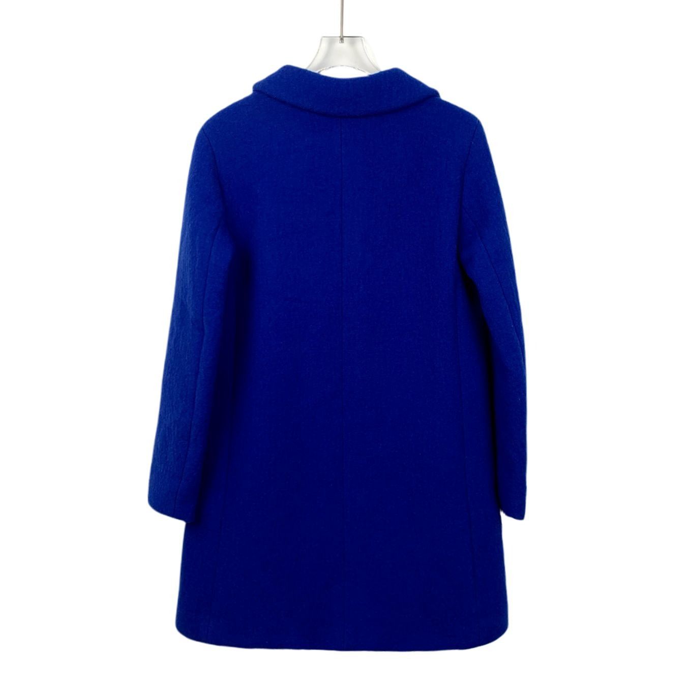 Weekend Max Mara Max Mara Weekend Womens Blue Wool Blend Coat Size 36 Made In Size XS / US 0-2 / IT 36-38 - 2 Thumbnail