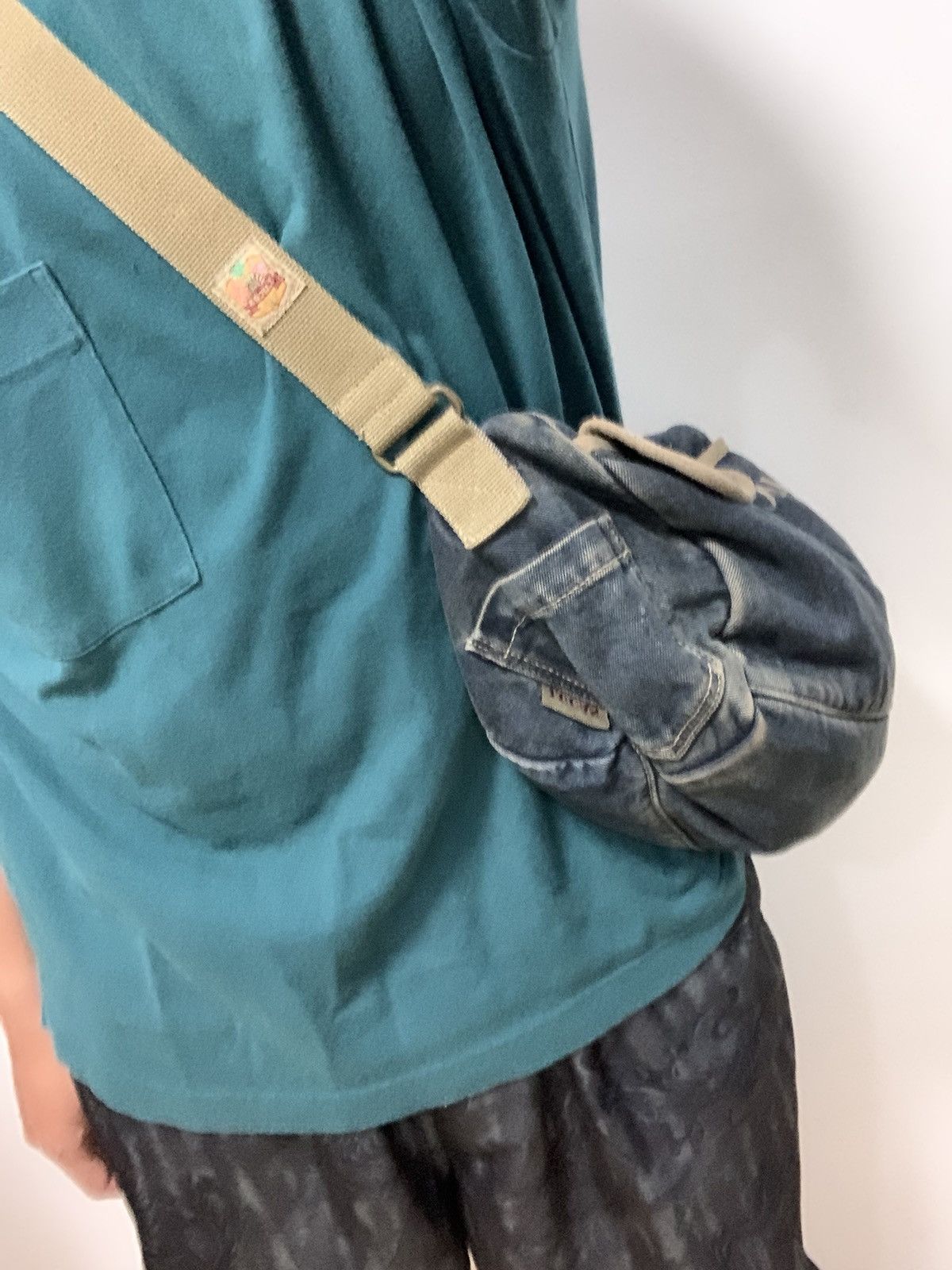 Japanese Brand Lucas Sling Duffle Medium Bag Denim Size ONE SIZE - 18 Thumbnail