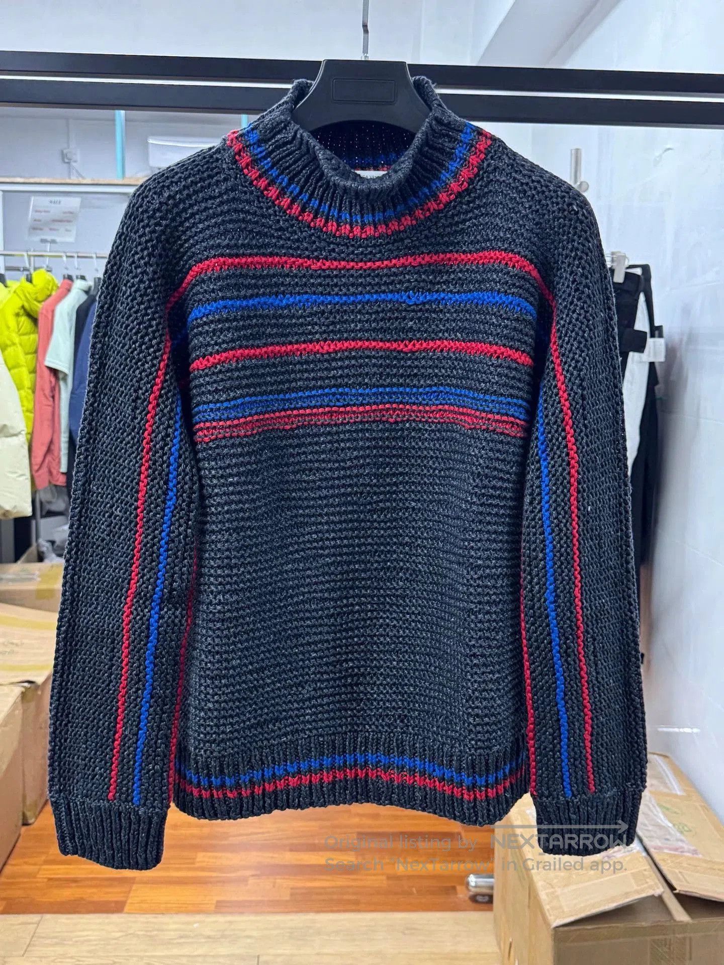 Bottega Veneta Bottega Veneta Men's Striped Knit Sweater. Size US M / EU 48-50 / 2 - 1 Thumbnail