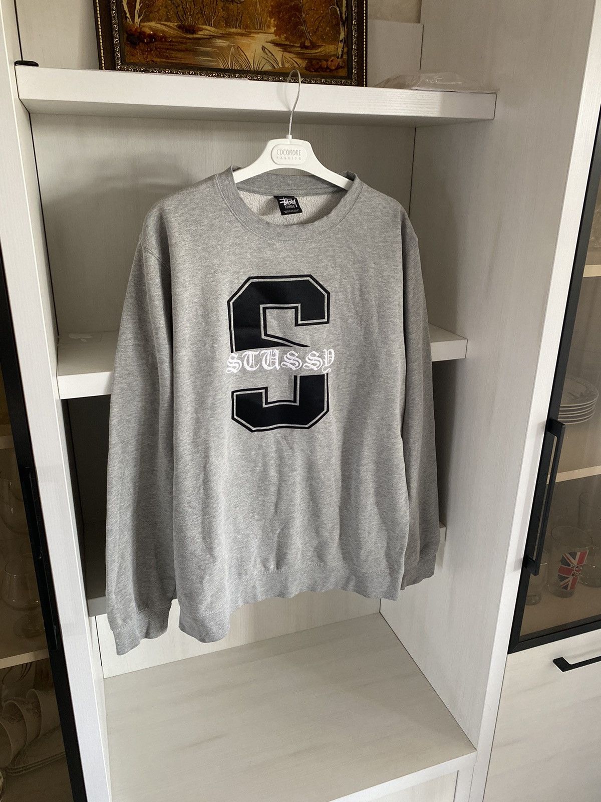 Stussy Vintage Stussy Baggy Sweatshirt Big Logo Y2K OG Logo Drip #S Size US XL / EU 56 / 4 - 3 Thumbnail