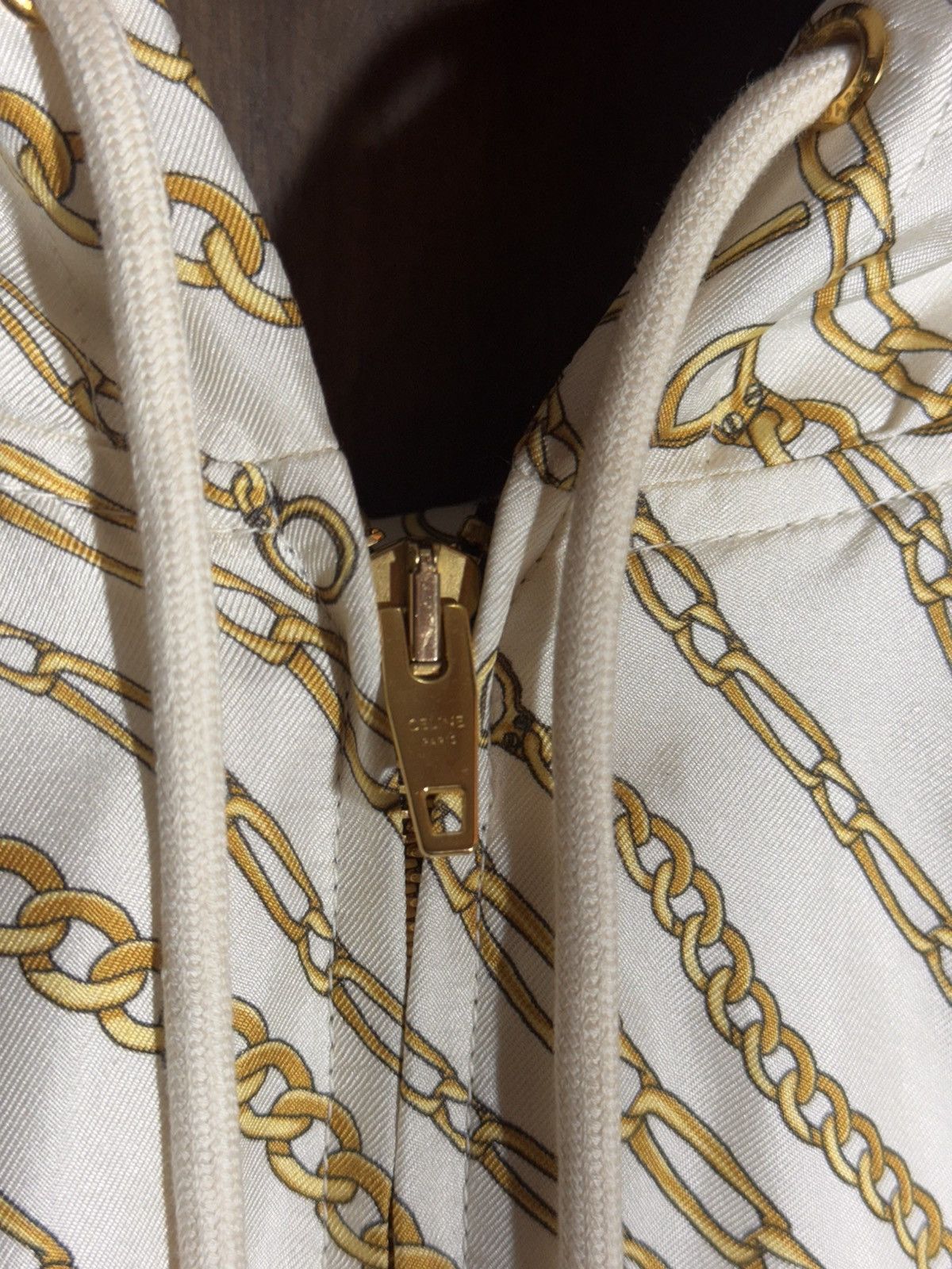 Celine celine hedi slimane runway ss21 silk bomber jacket 38 Size S / US 4 / IT 40 - 4 Thumbnail