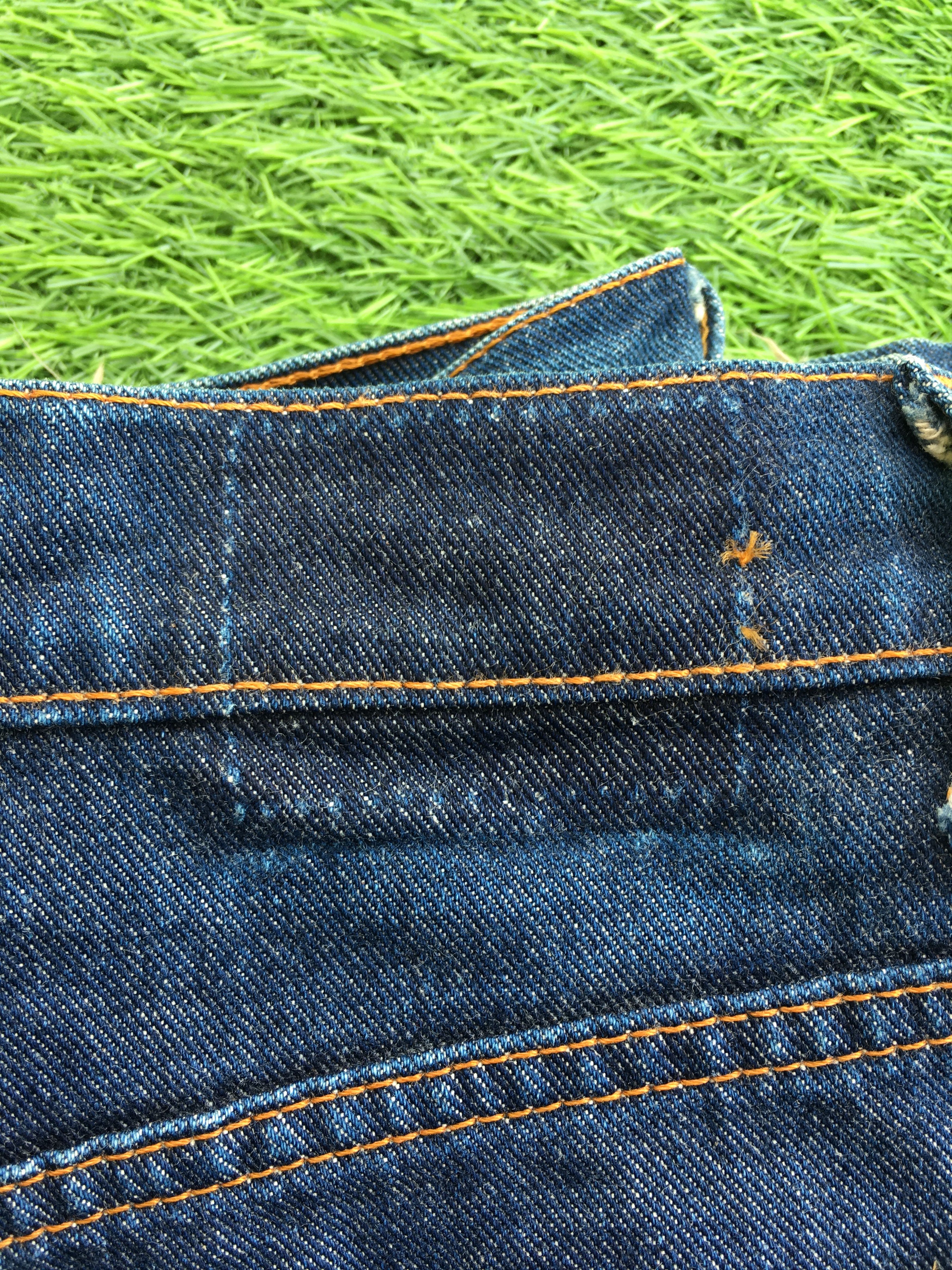 Jean Vintage 517 BootCut Jeans Faded Flare Denim W23 D-1193 Size 23" - 11 Thumbnail