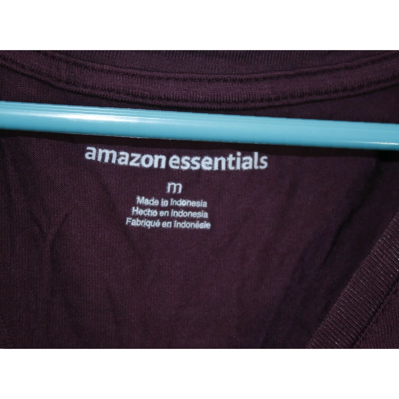 Essentials Essentials Solid Maroon Tank Top Womens Medium Sleeveless Round Neck Casual Size M / US 6-8 / IT 42-44 - 5 Thumbnail